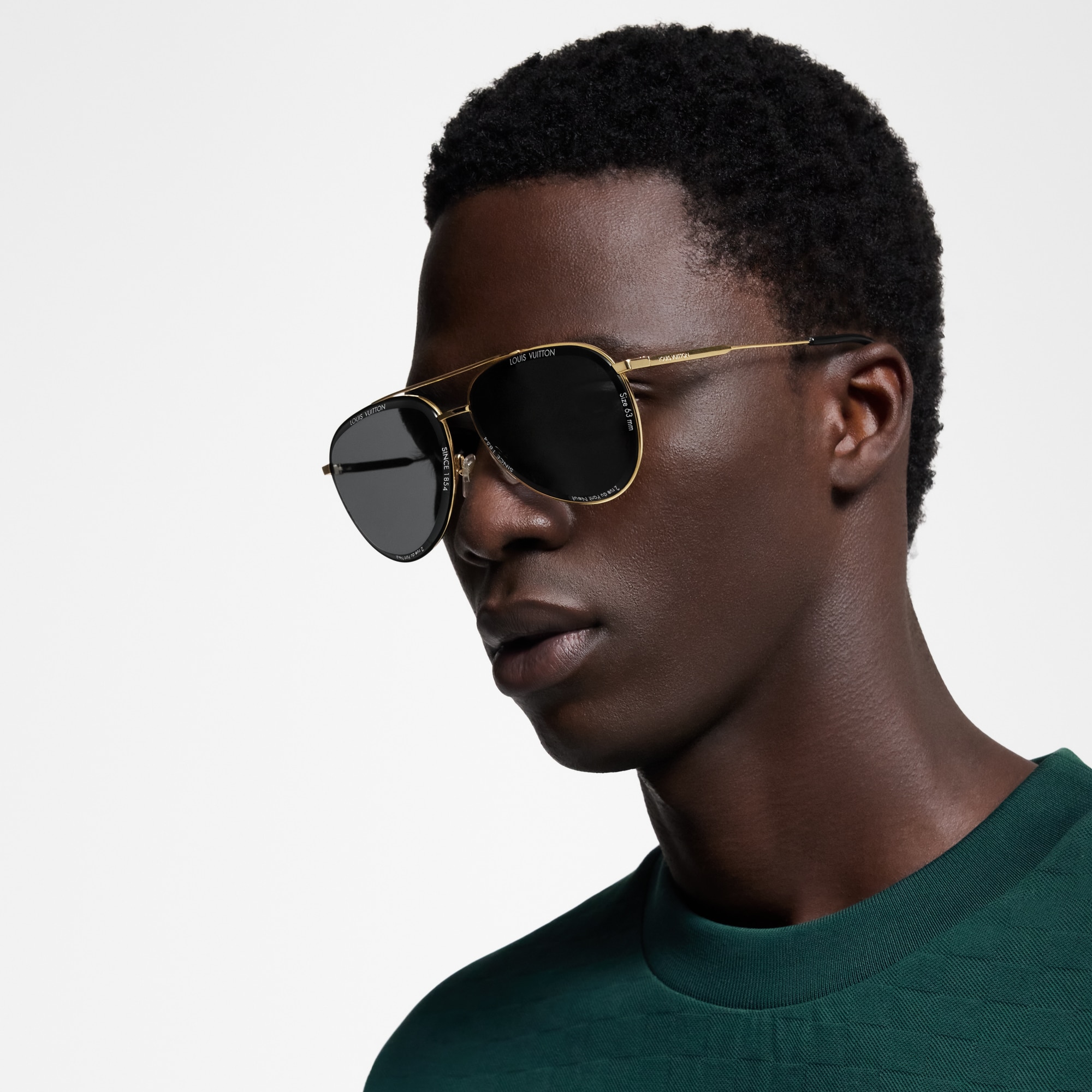 Occhiali da sole LV Super Vision Metal Pilot S00 Uomo Accessori Occhiali da Sole | LOUIS VUITTON (Zoom prodotto)