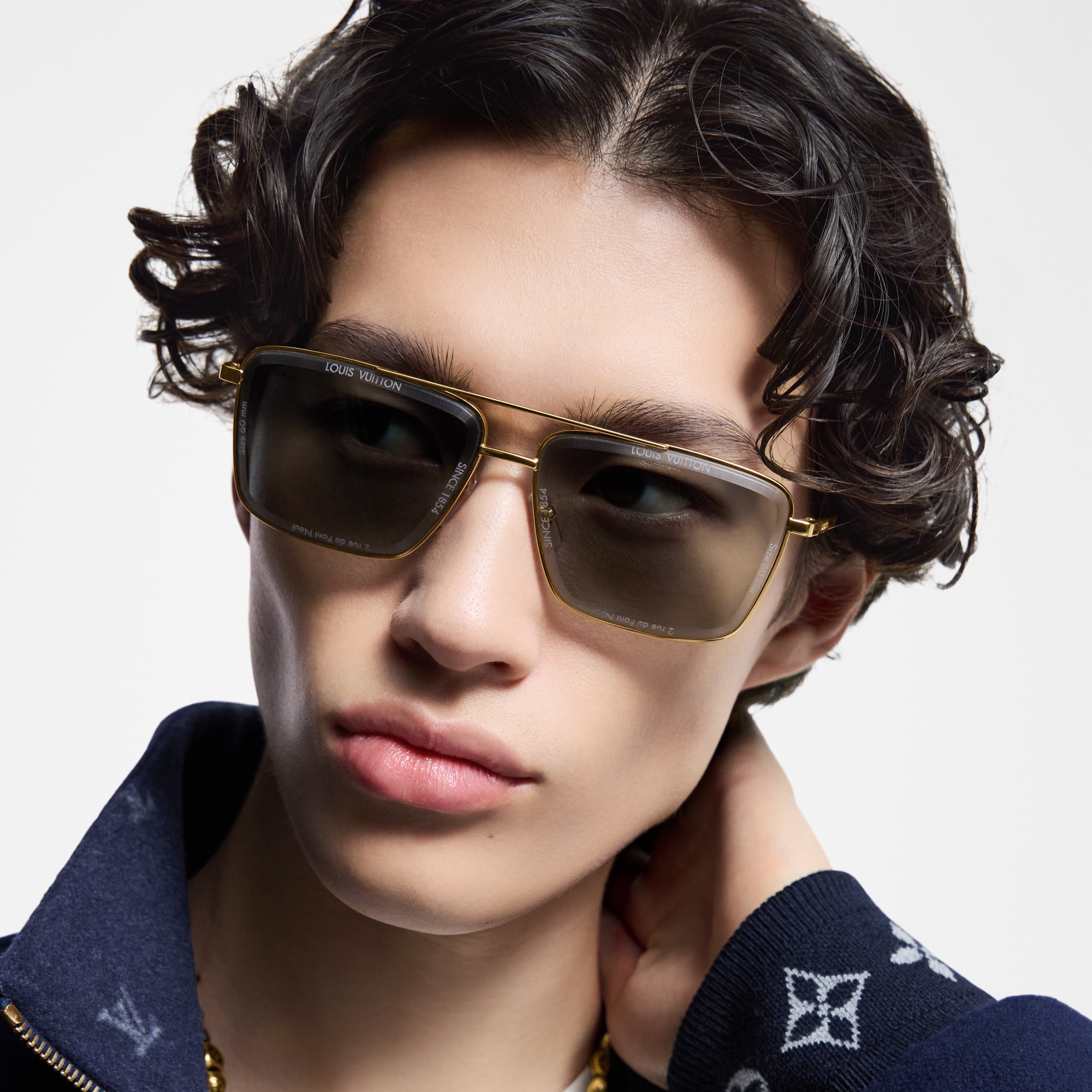 Occhiali da sole LV Super Vision Metal Square S00 Uomo Accessori Occhiali da Sole | LOUIS VUITTON (Zoom prodotto)