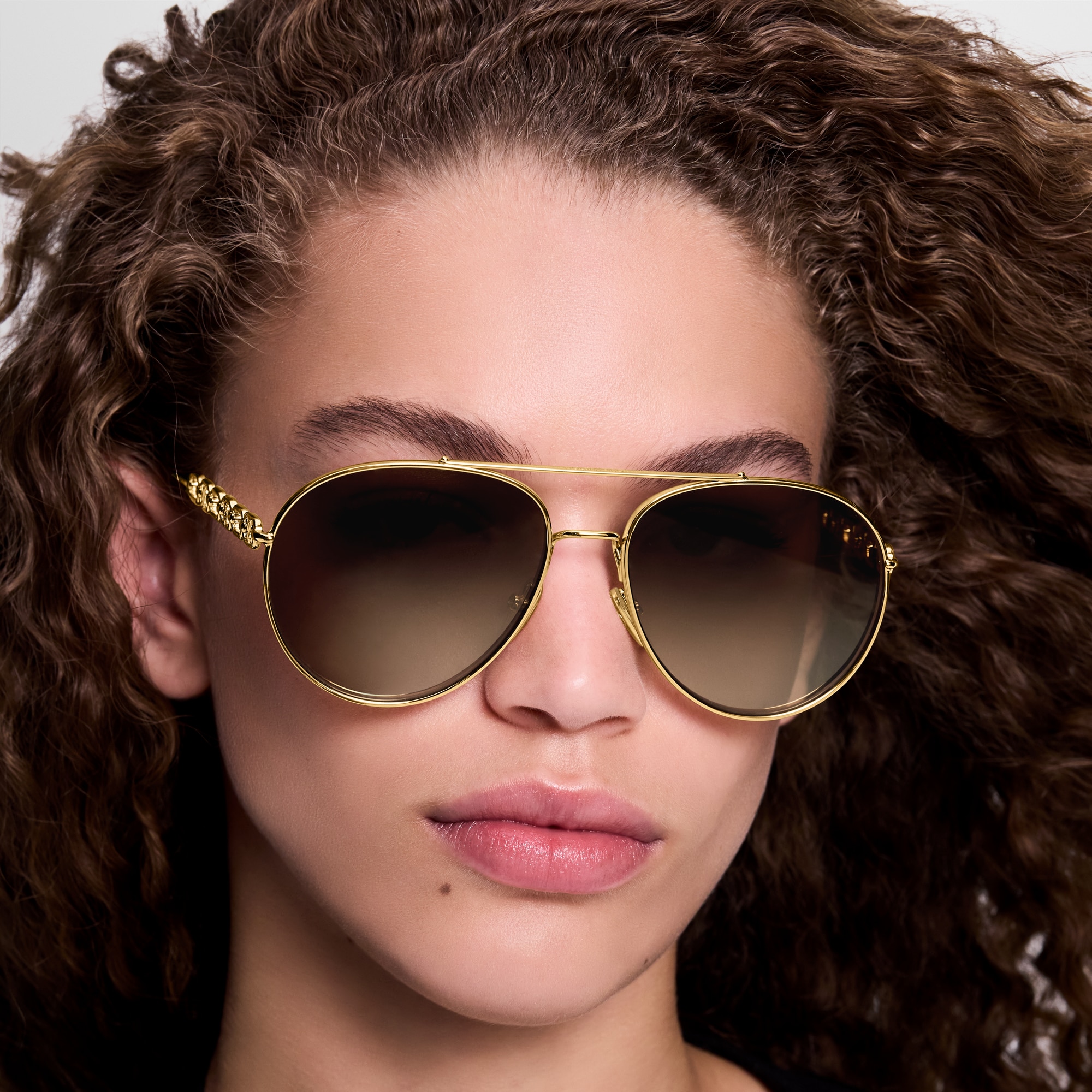 Occhiali da sole My LV Chain Pilot S00 Donna Accessori Occhiali da Sole | LOUIS VUITTON (Zoom prodotto)