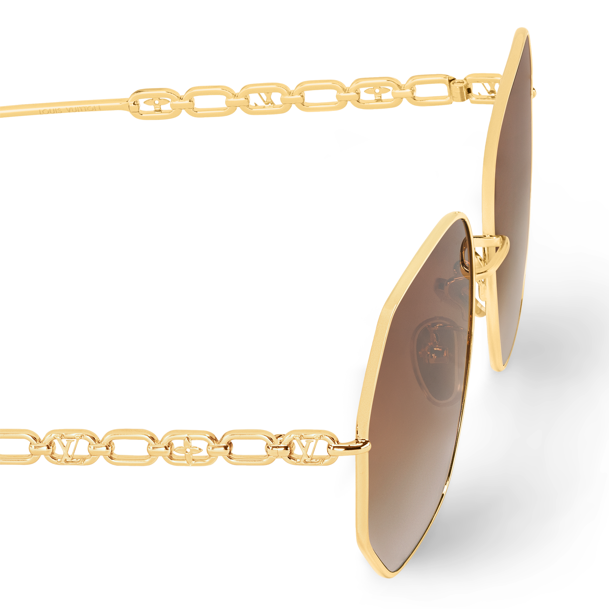Occhiali da sole My LV Chain Round S00 Donna Accessori Occhiali da Sole | LOUIS VUITTON (Zoom prodotto)
