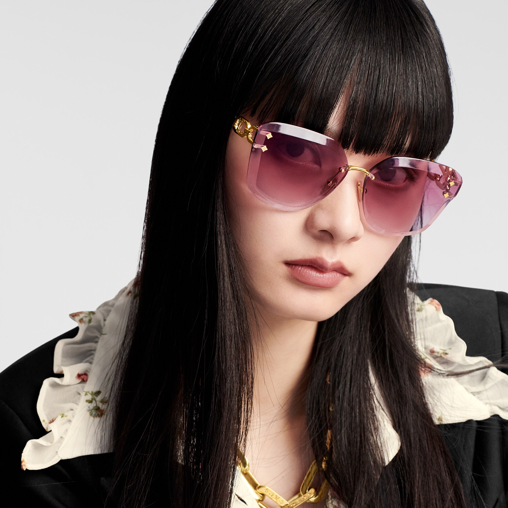 Occhiali dal sole LV Jewel Cat-Eye S00 Donna Accessori Occhiali da Sole | LOUIS VUITTON (Zoom prodotto)