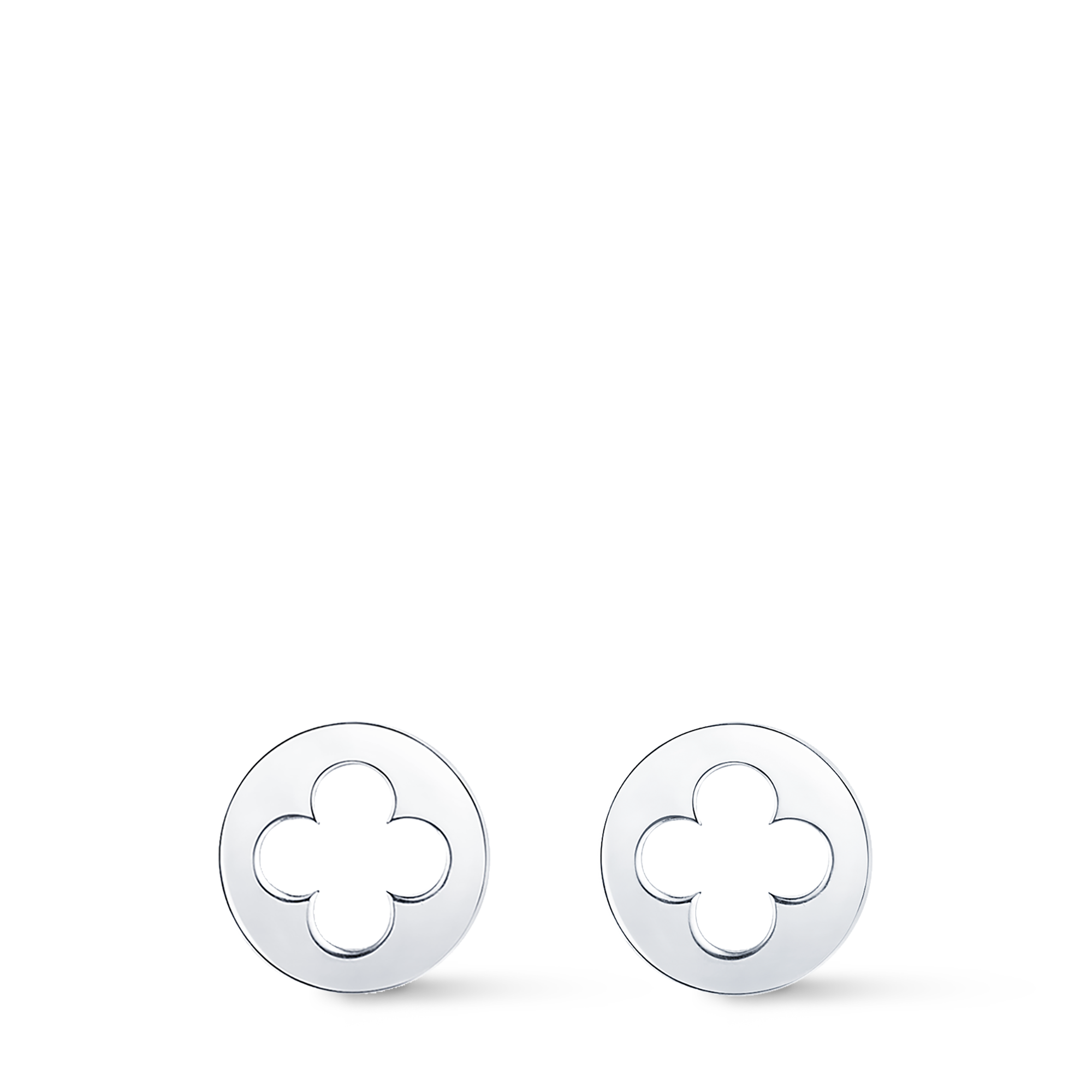 Orecchini a bottone Empreinte, oro bianco  Gioielli Categorie Tutta la Gioielleria | LOUIS VUITTON (Zoom prodotto)