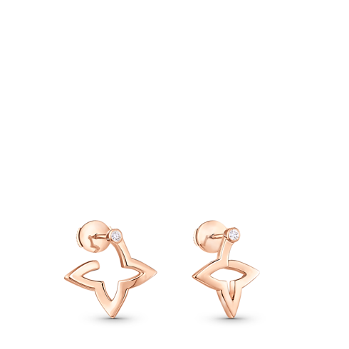 Orecchini ad anello mini Ombre Blossom, oro rosa e diamanti Gioielli Categorie Orecchini | LOUIS VUITTON (Zoom prodotto)