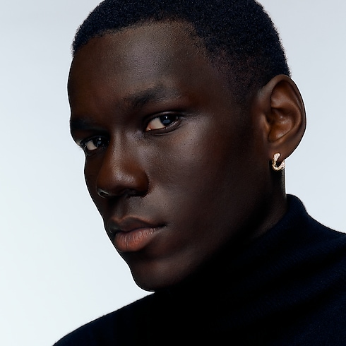 Orecchini Cuban Chain, oro giallo e diamanti Gioielli Categorie Orecchini | LOUIS VUITTON (Zoom prodotto)