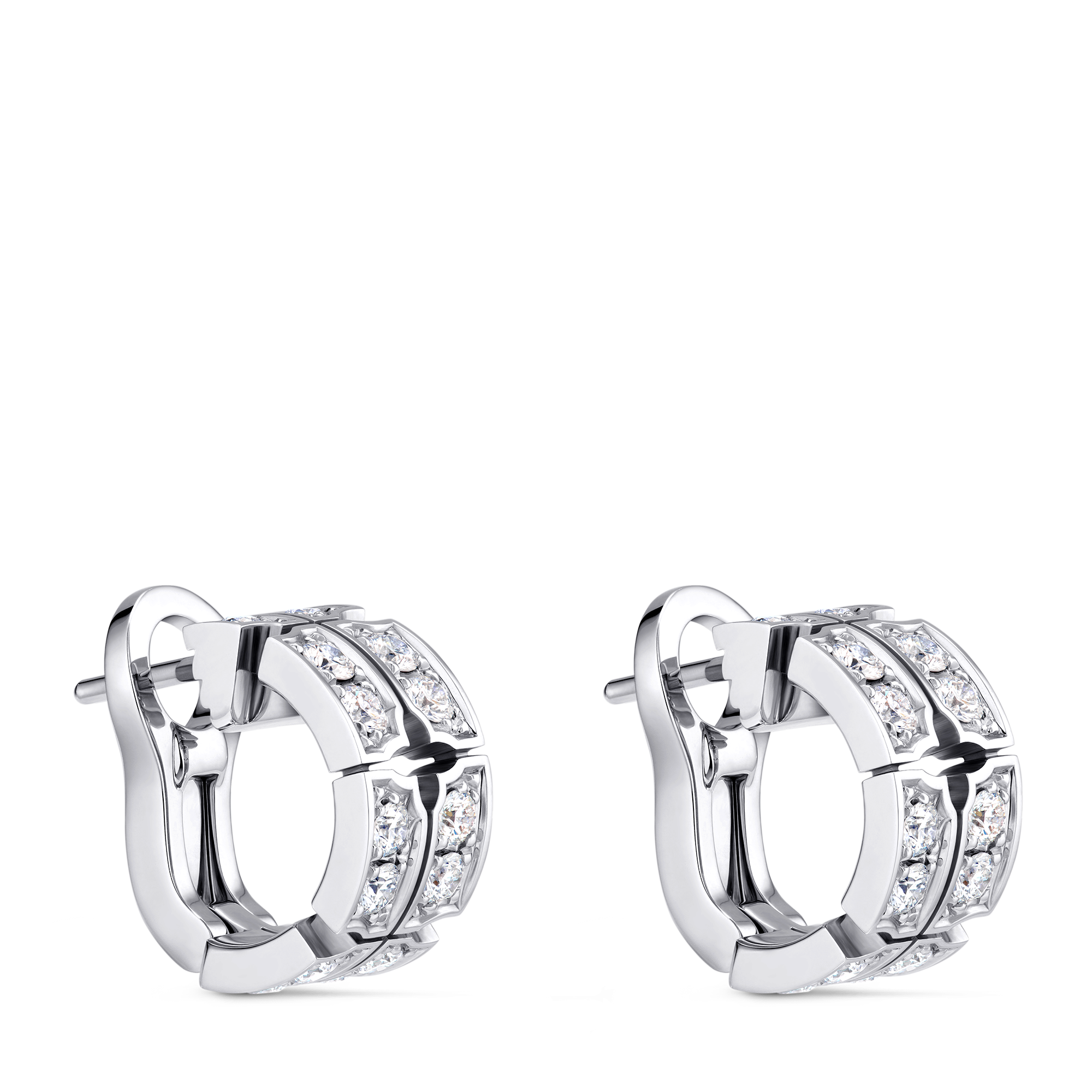 Orecchini Tumbler, oro bianco e diamanti  Gioielli Categorie Orecchini | LOUIS VUITTON (Zoom prodotto)