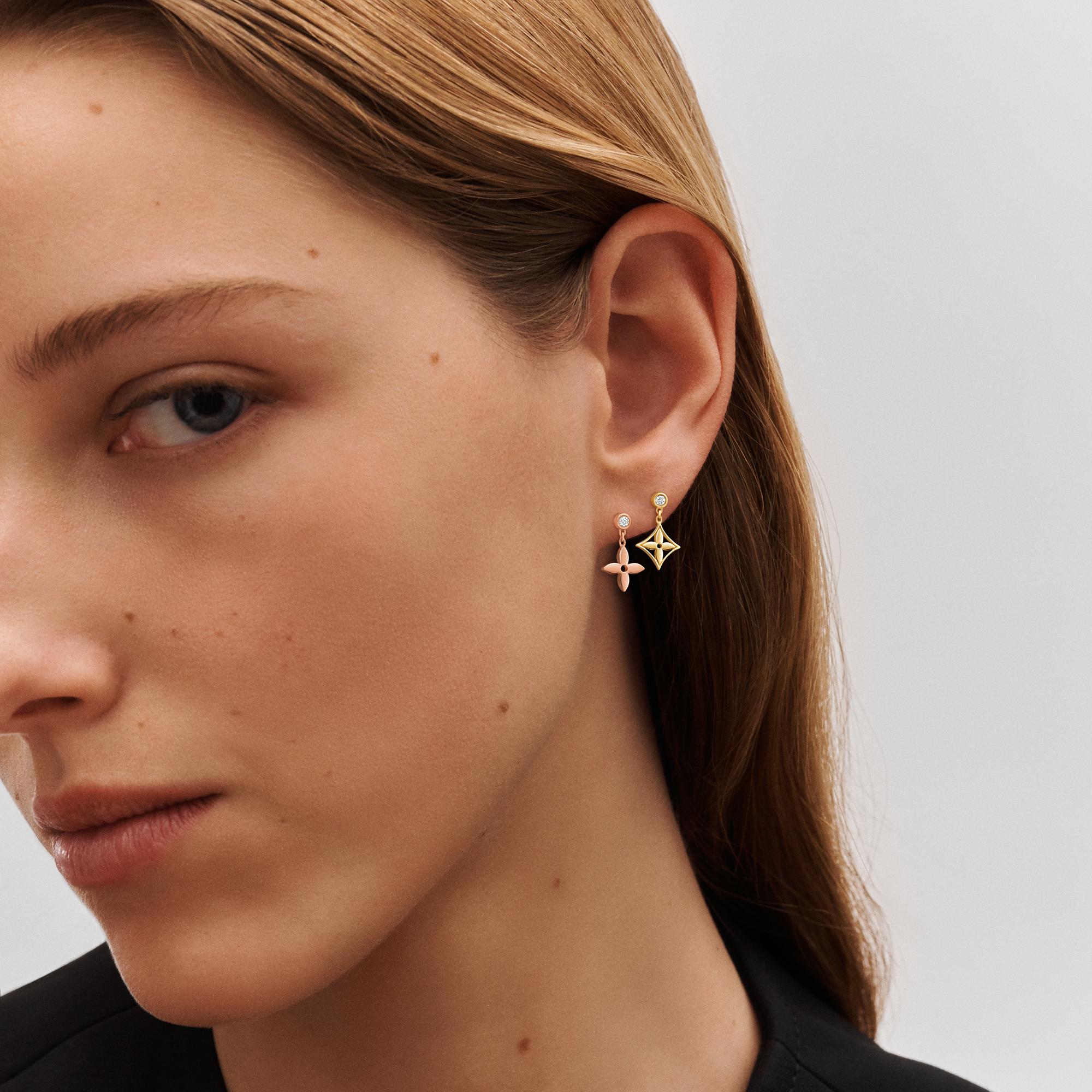 Orecchino a bottone Blossom, oro rosa e diamante - Pezzo singolo  Gioielli Categorie Orecchini | LOUIS VUITTON (Zoom prodotto)