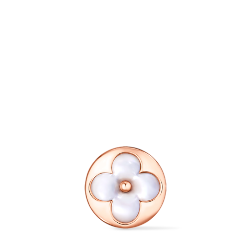 Orecchino a bottone Color Blossom Sun, Oro Rosa e Madreperla Bianca - Pezzo singolo Gioielli Categorie Tutta la Gioielleria | LOUIS VUITTON (Zoom prodotto)