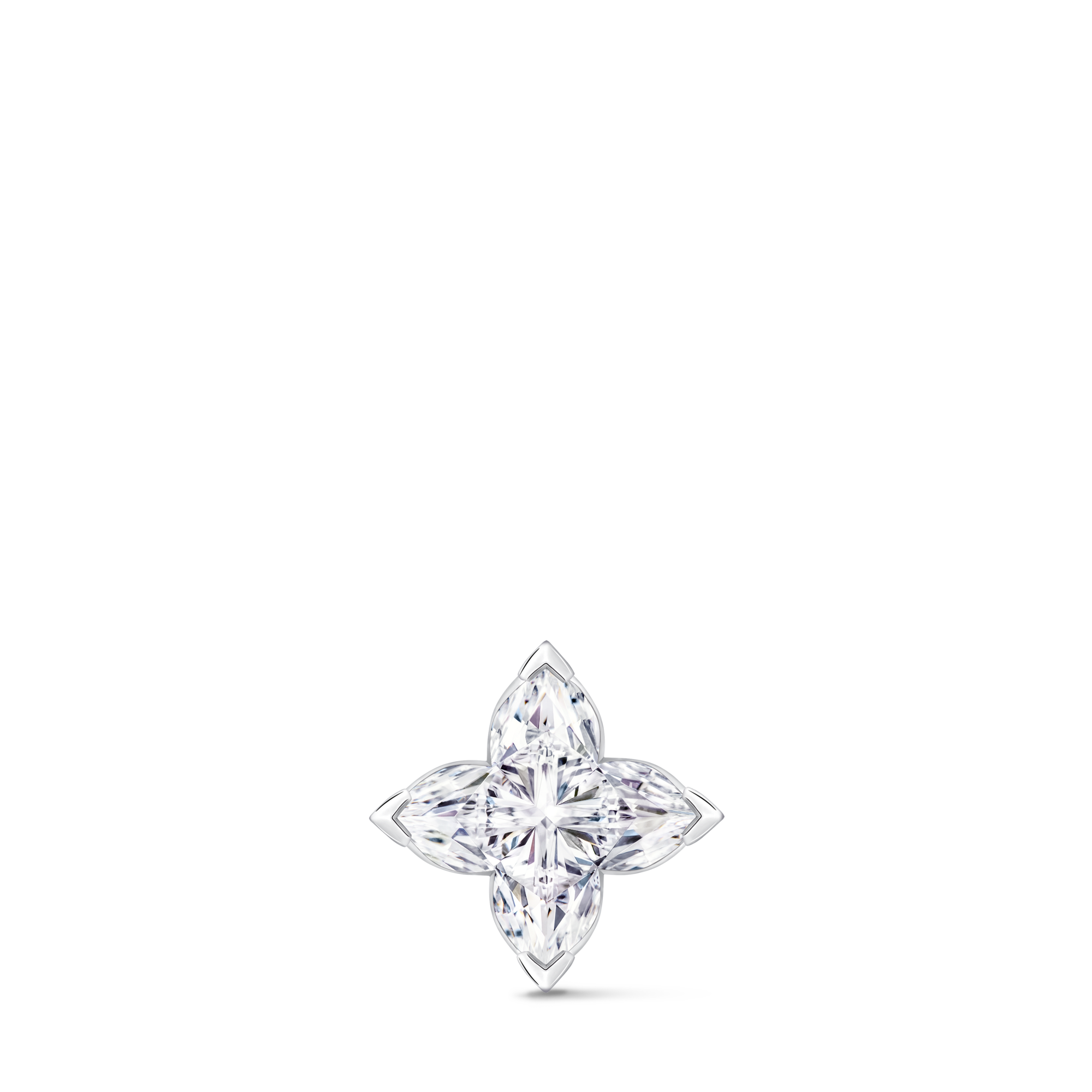 Orecchino a bottone LV Diamonds, diamante taglio LV Monogram Star - pezzo singolo  Gioielli Collezioni LV Diamonds | LOUIS VUITTON (Zoom prodotto)