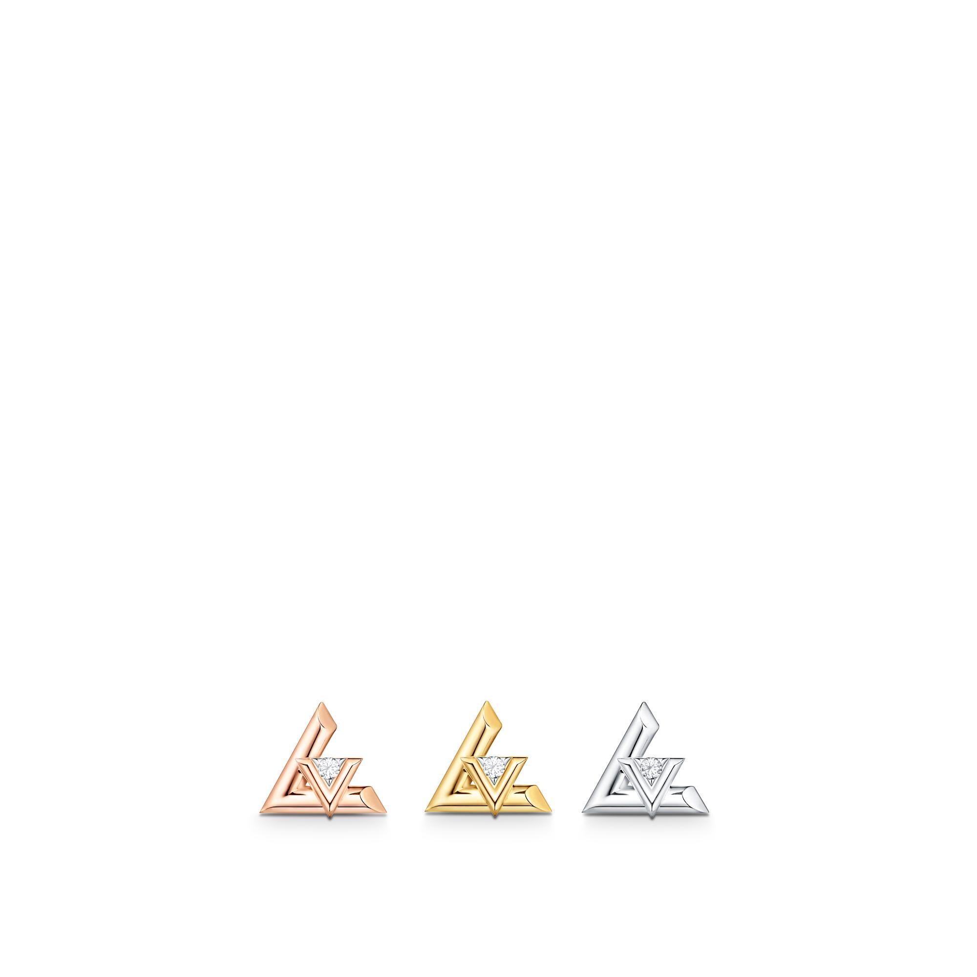 Orecchino a bottone LV Volt One, oro bianco e diamante - Pezzo singolo  Gioielli Categorie Tutta la Gioielleria | LOUIS VUITTON (Zoom prodotto)