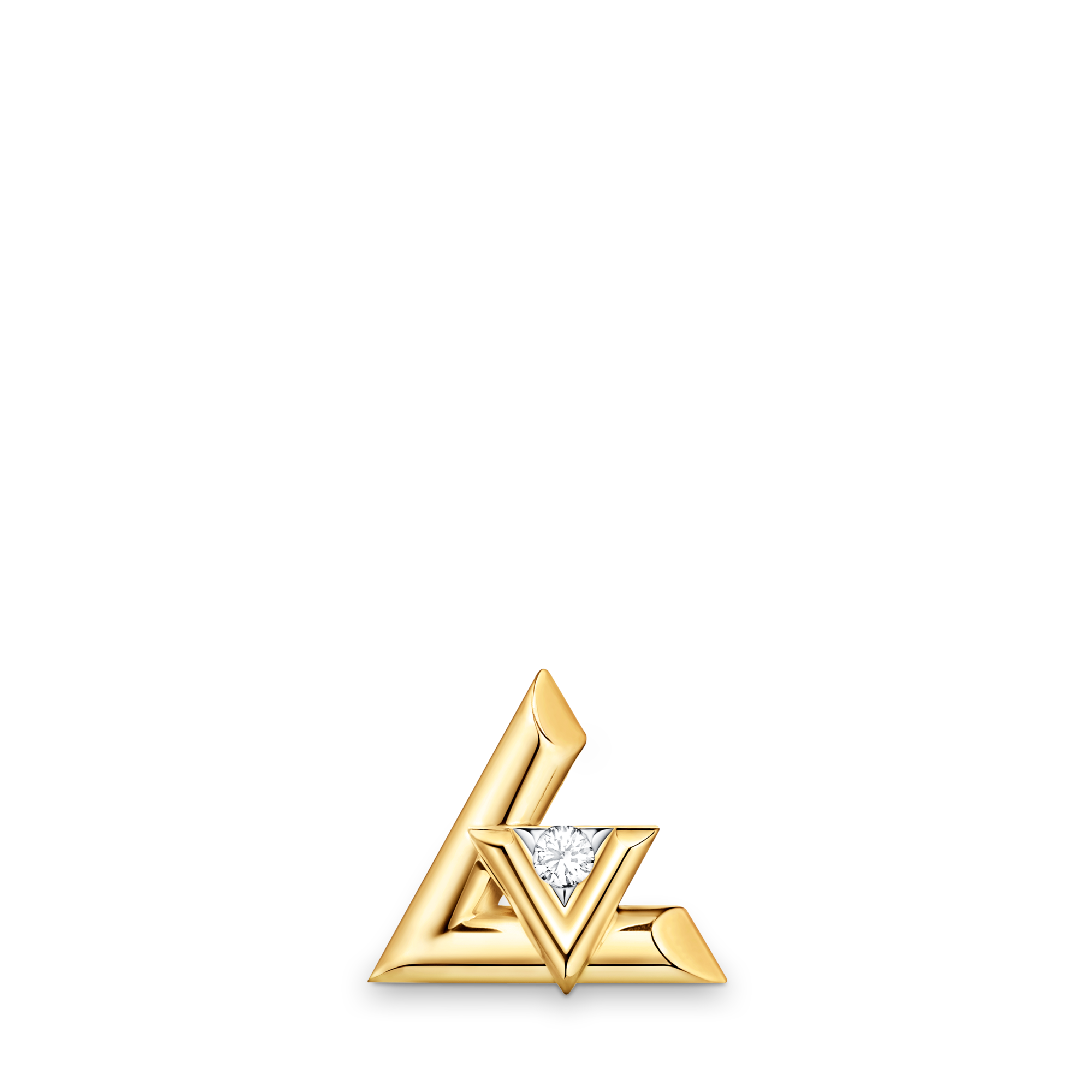 Orecchino a bottone LV Volt One, oro giallo e diamante - Pezzo singolo  Gioielli Categorie Tutta la Gioielleria | LOUIS VUITTON (Zoom prodotto)