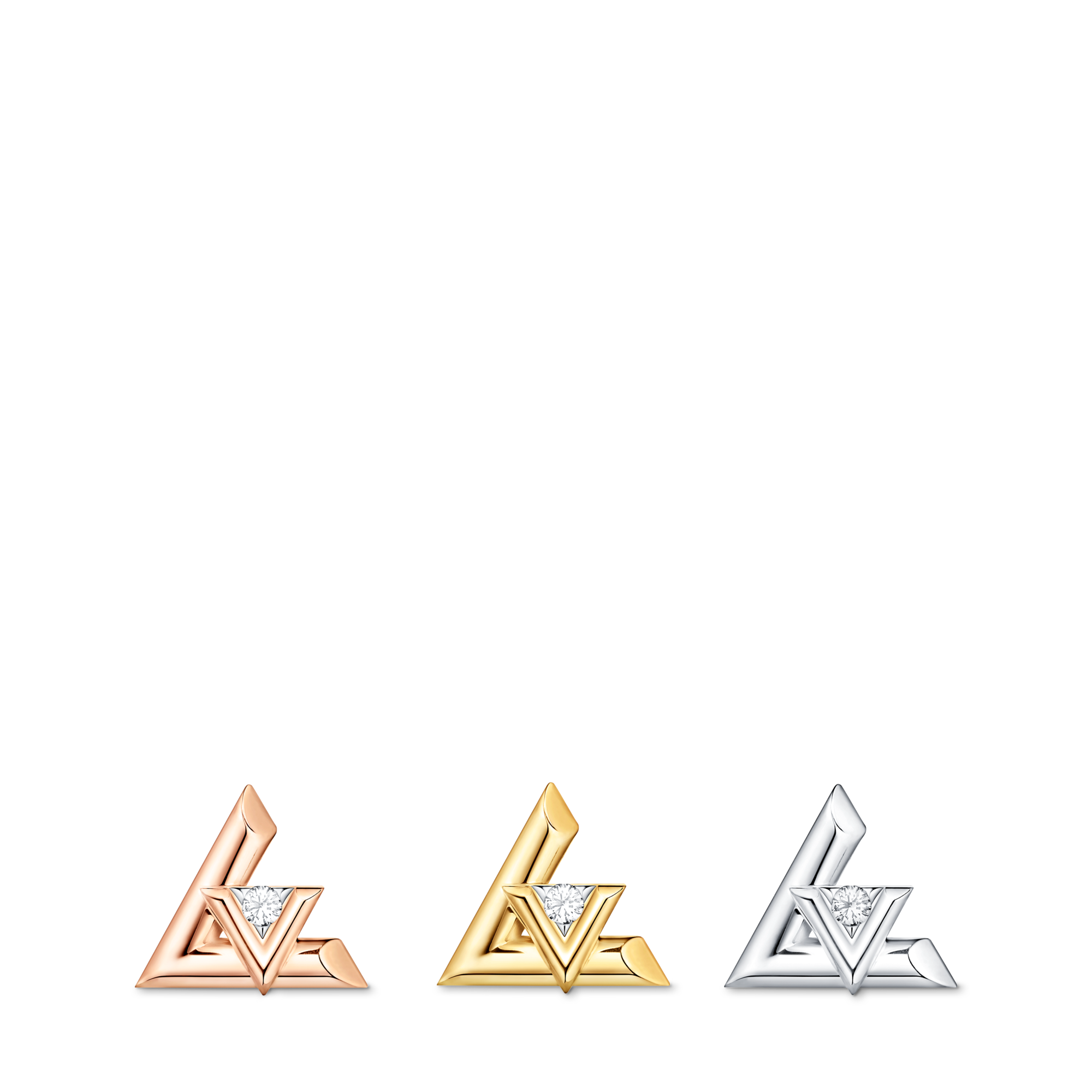 Orecchino a bottone LV Volt One, oro rosa e diamante - Pezzo singolo  Gioielli Categorie Tutta la Gioielleria | LOUIS VUITTON (Zoom prodotto)