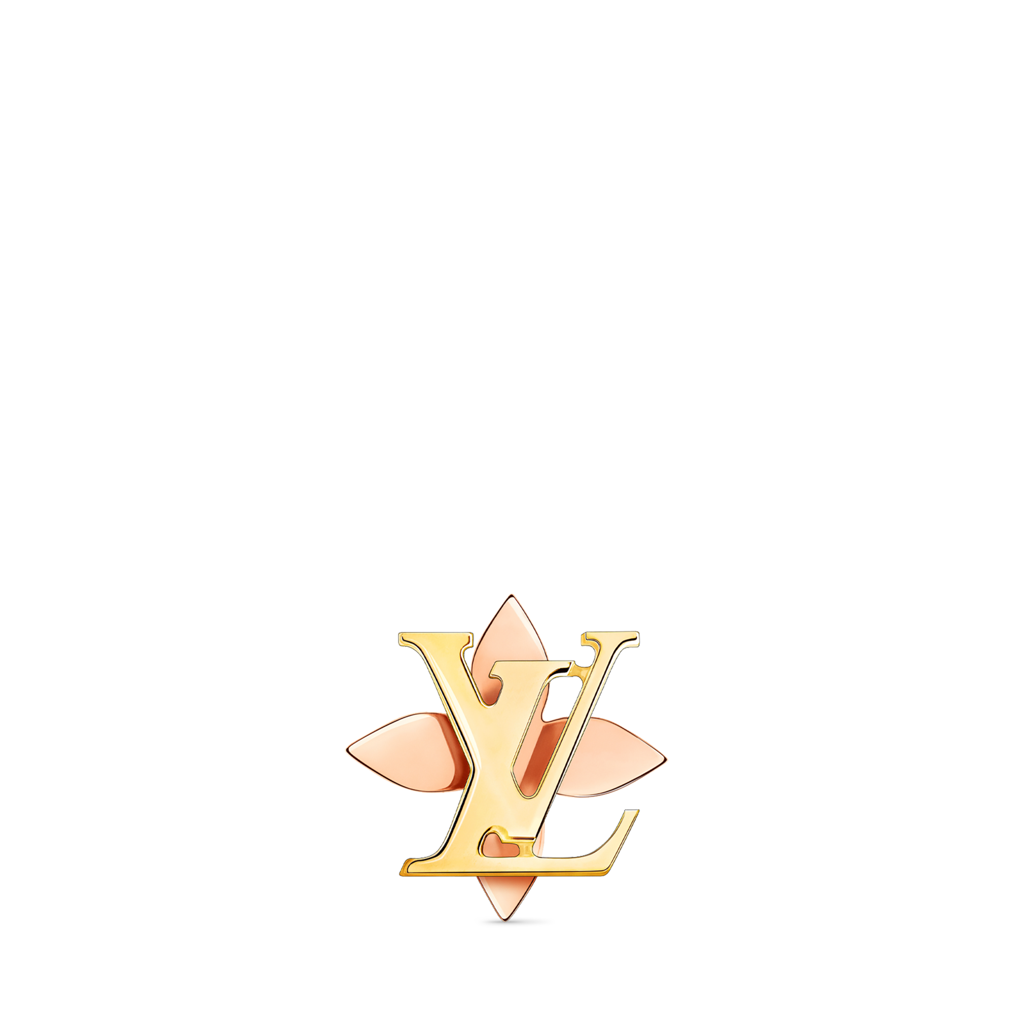 Orecchino a bottone reversibile Idylle Blossom, oro rosa e giallo con diamante - pezzo singolo  Gioielli Categorie Orecchini | LOUIS VUITTON (Zoom prodotto)