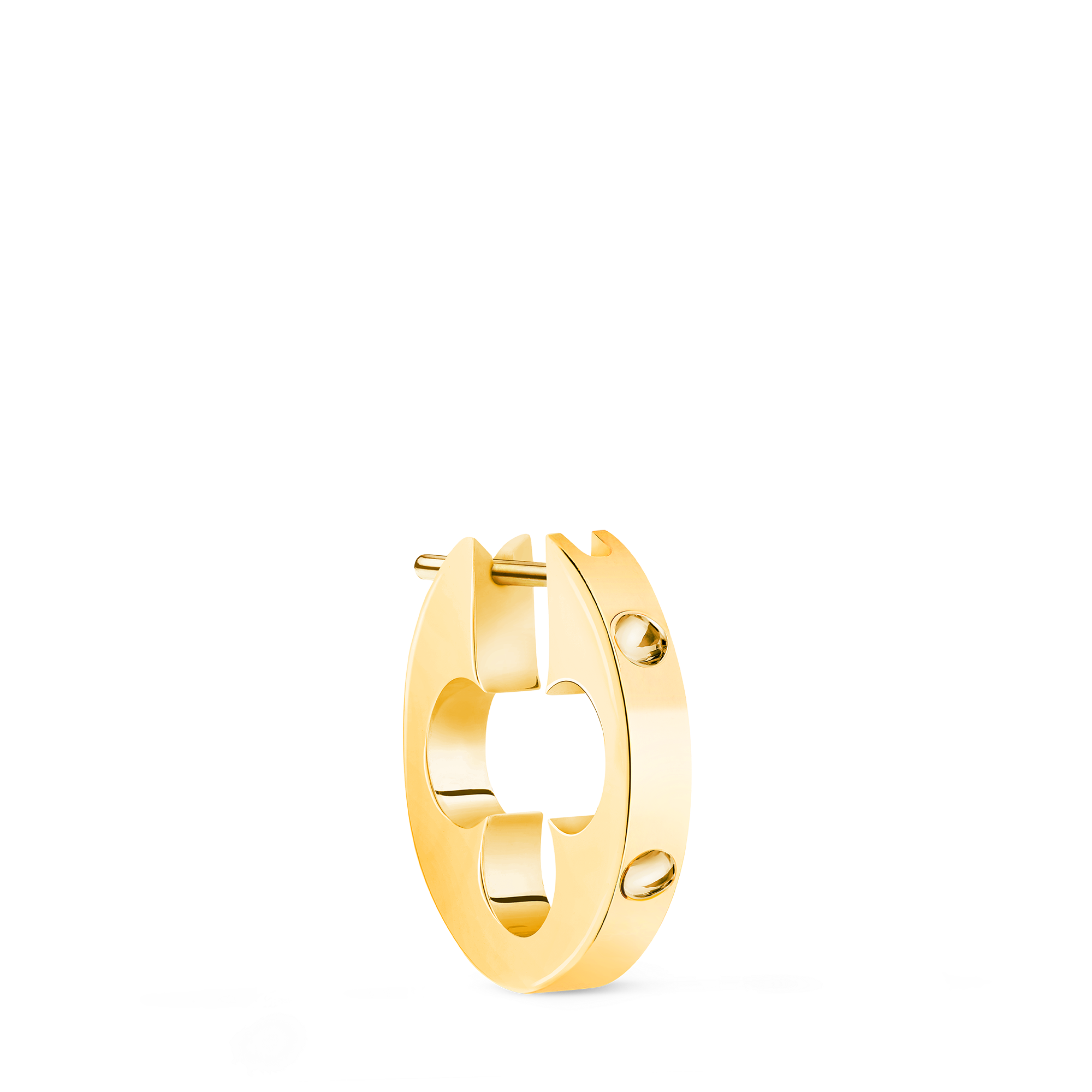 Orecchino a cerchio Empreinte, oro giallo - pezzo singolo  Gioielli Categorie Orecchini | LOUIS VUITTON (Zoom prodotto)