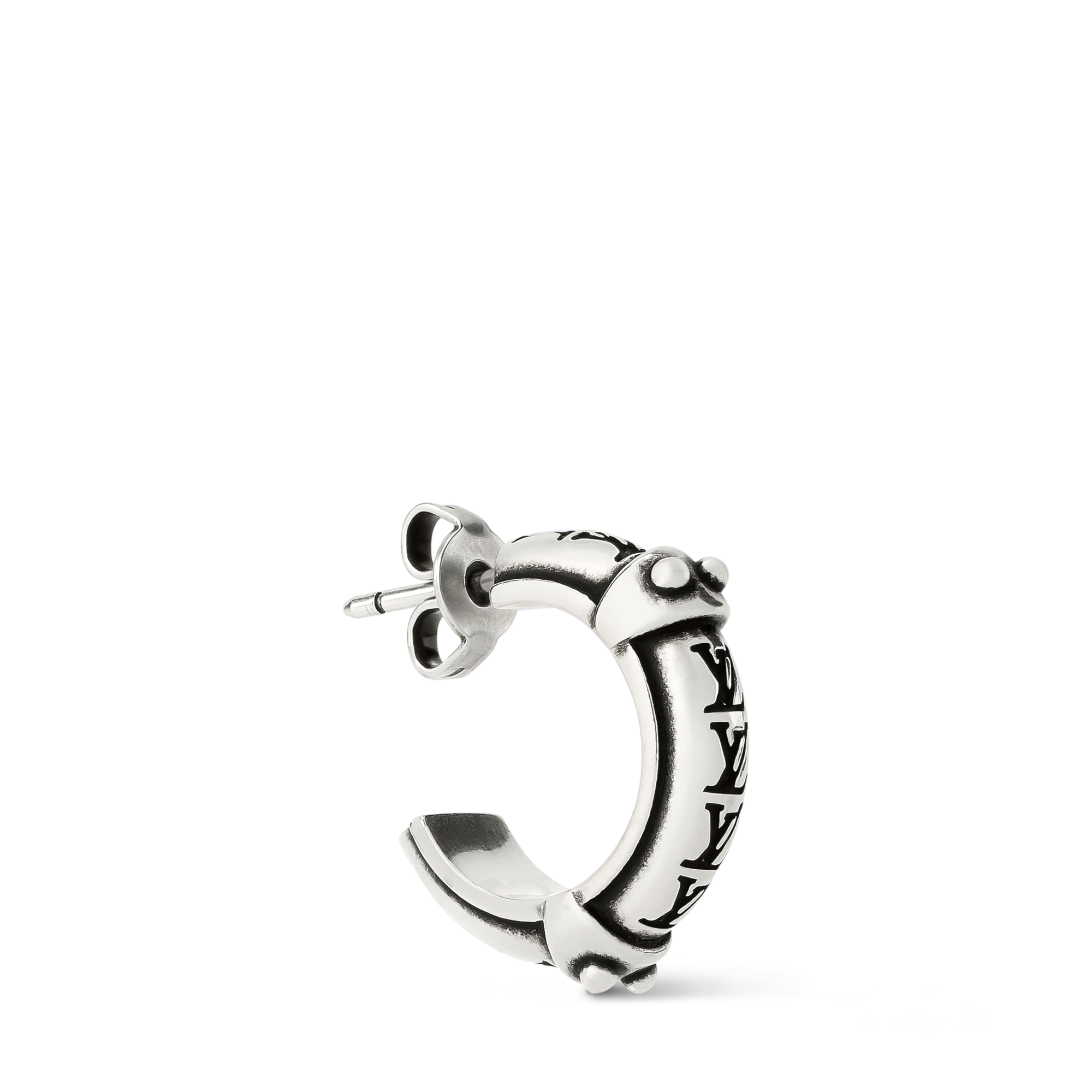 Orecchino a cerchio LV Lozine S00 Uomo Fashion Bijoux Orecchini | LOUIS VUITTON (Zoom prodotto)