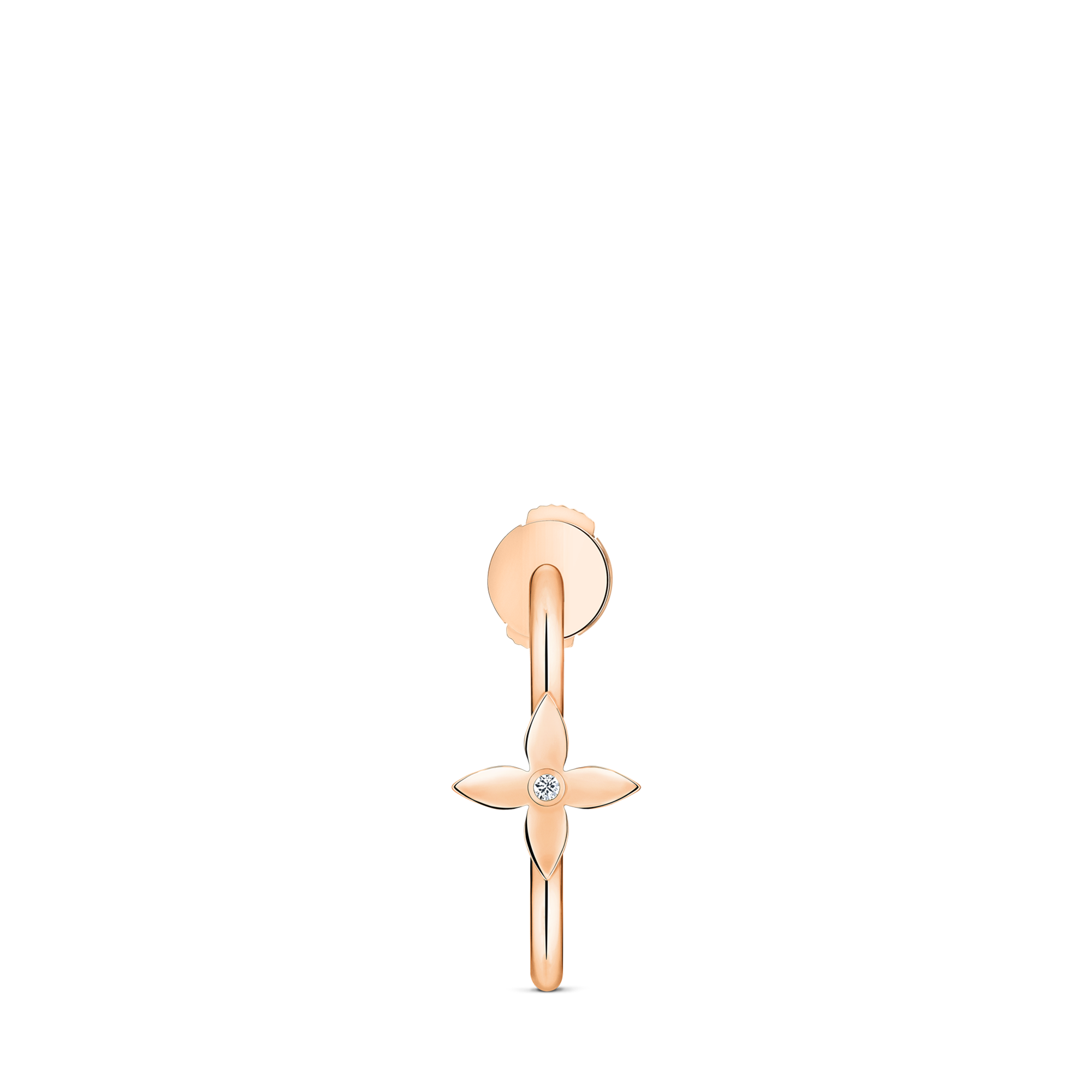 Orecchino a cerchio piccolo Idylle Blossom, oro rosa e diamante - pezzo singolo  Gioielli Categorie Orecchini | LOUIS VUITTON (Zoom prodotto)