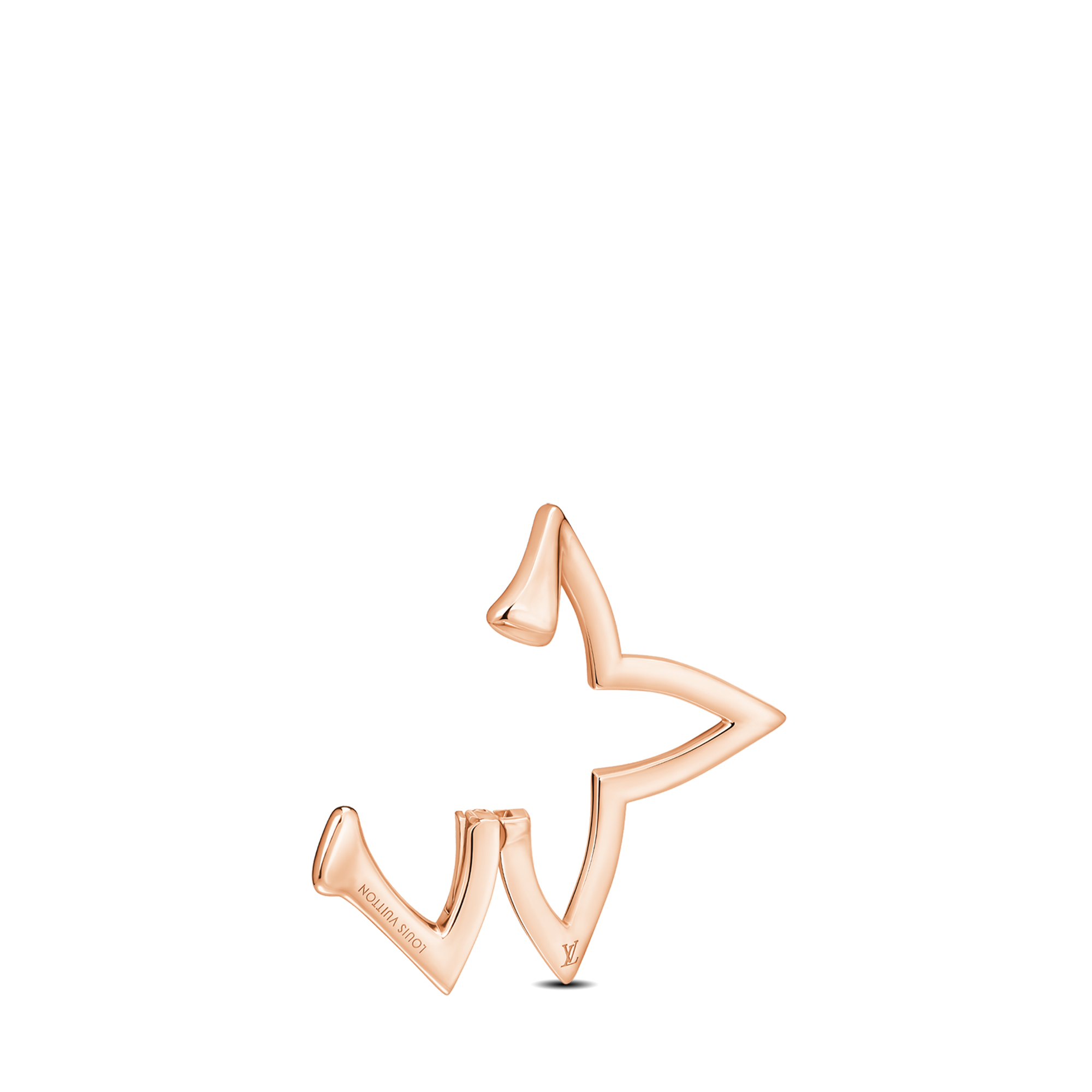 Orecchino ad anello sovrapposto Ombre Blossom, oro rosa e diamanti - pezzo singolo  Gioielli Categorie Orecchini | LOUIS VUITTON (Zoom prodotto)