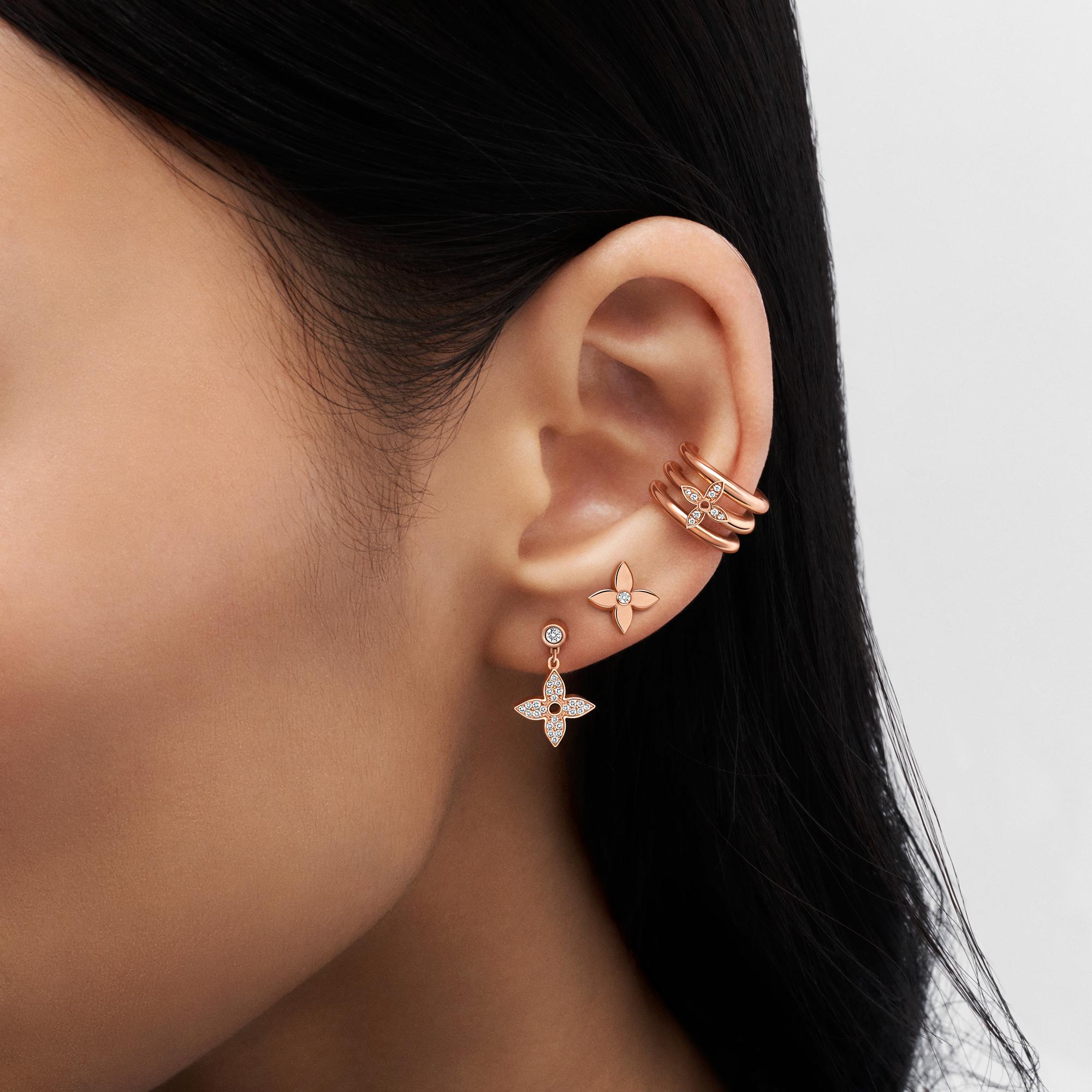 Orecchino Idylle Blossom, oro rosa e diamanti - pezzo singolo  Gioielli Categorie Orecchini | LOUIS VUITTON (Zoom prodotto)