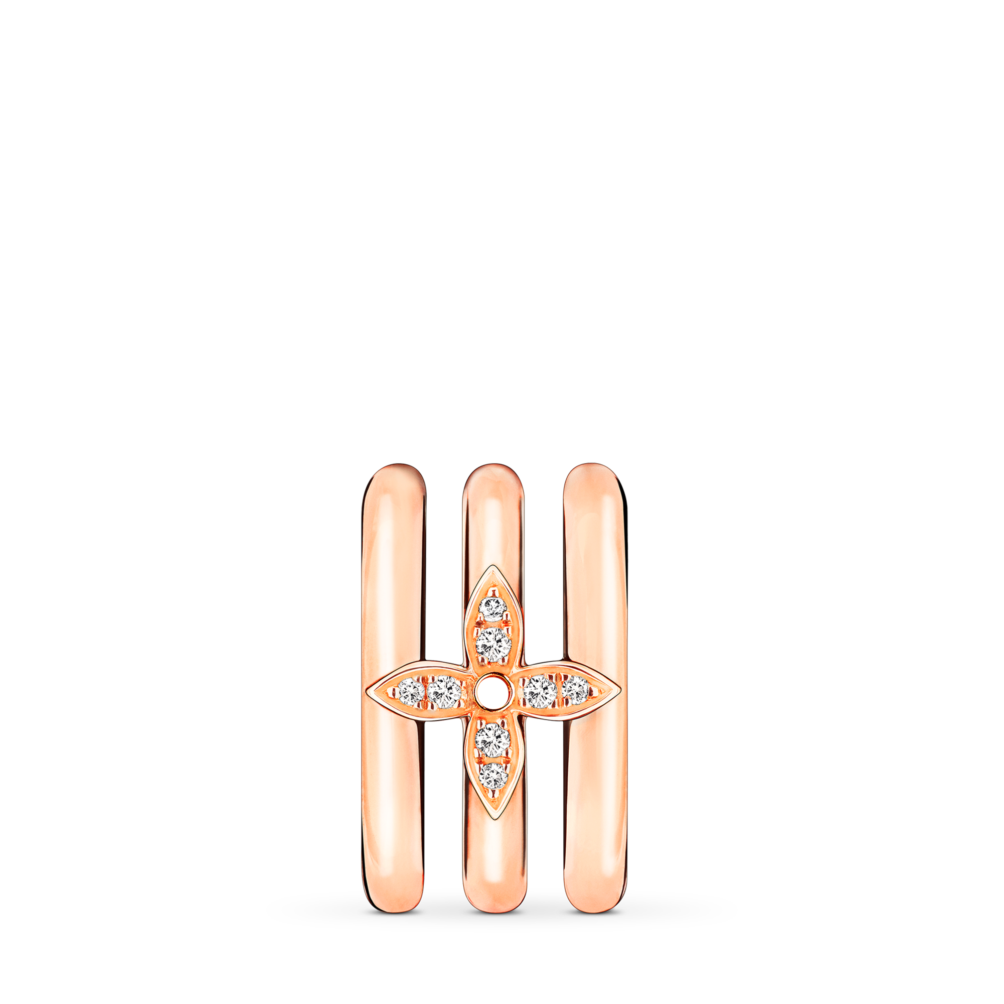 Orecchino Idylle Blossom, oro rosa e diamanti - pezzo singolo  Gioielli Categorie Orecchini | LOUIS VUITTON (Zoom prodotto)