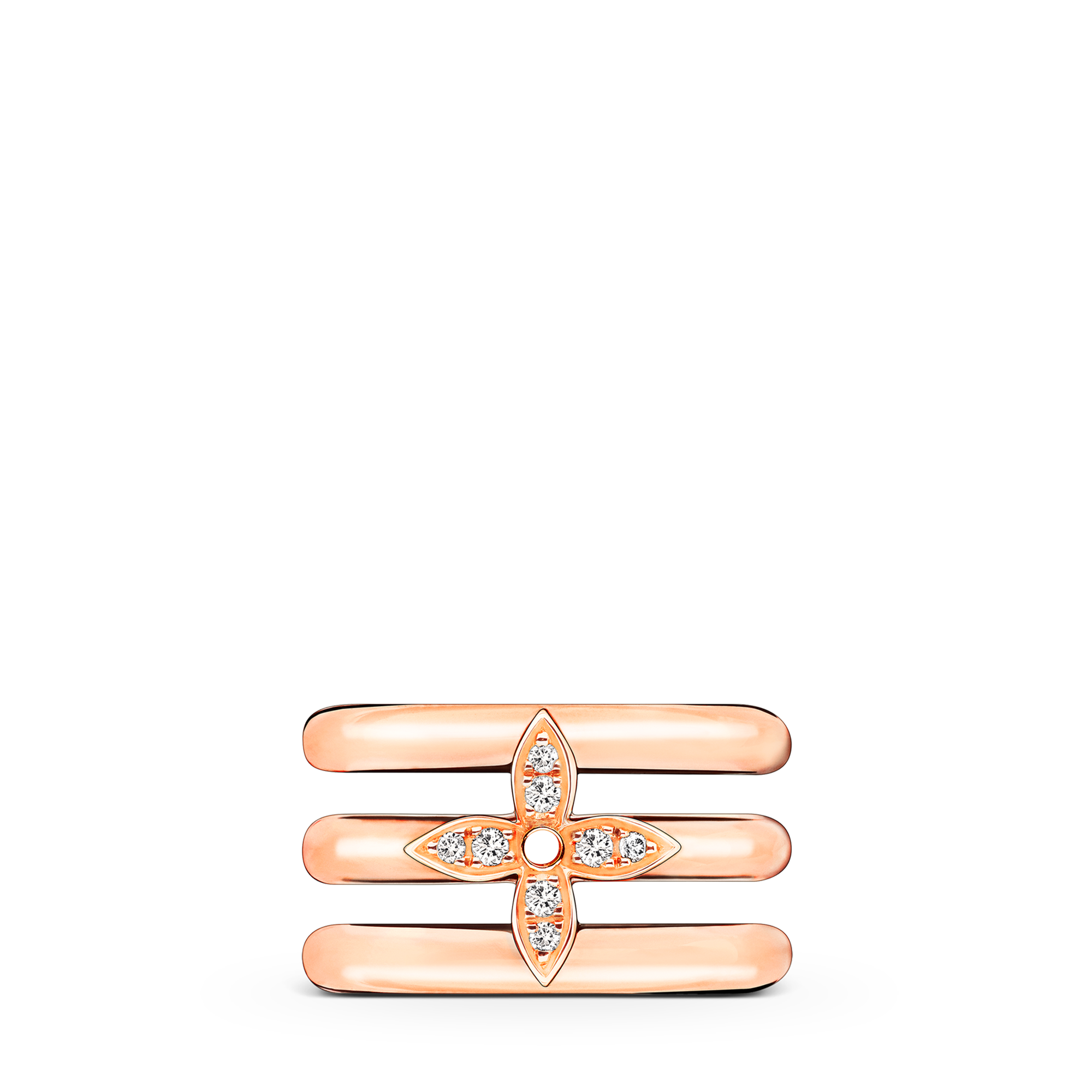 Orecchino Idylle Blossom, oro rosa e diamanti - pezzo singolo  Gioielli Categorie Orecchini | LOUIS VUITTON (Zoom prodotto)
