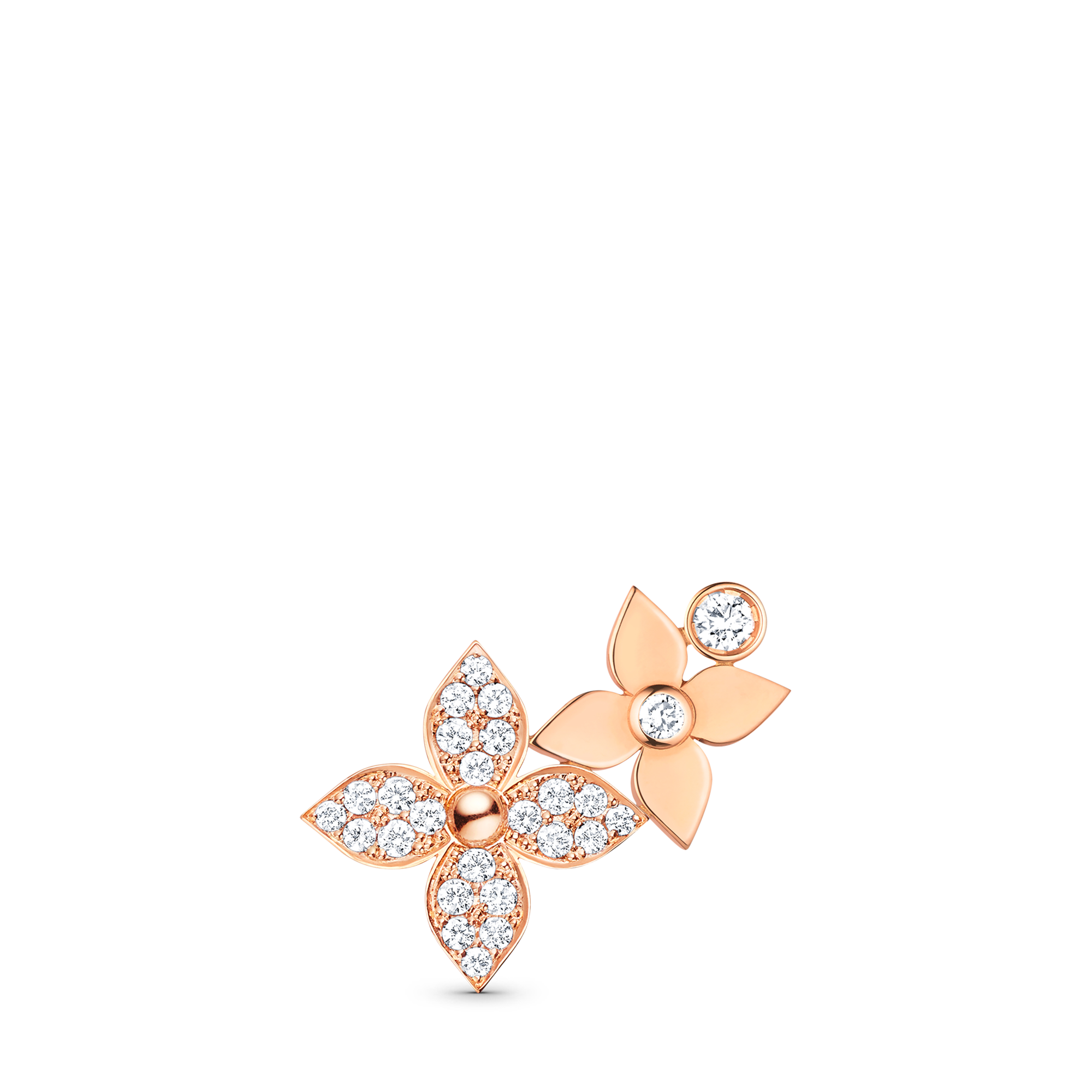 Orecchino sinistro Idylle Blossom, oro rosa e diamanti - pezzo singolo  Gioielli Categorie Tutta la Gioielleria | LOUIS VUITTON (Zoom prodotto)