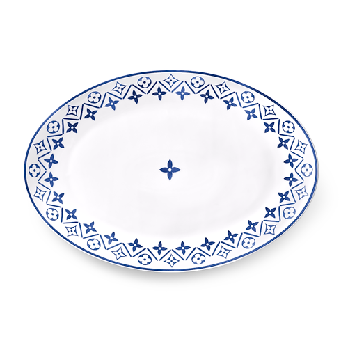 Oval Plate Monogram Flower Tile Bauli, Viaggio e Casa Casa e Art de la Table Art de la Table | LOUIS VUITTON (Zoom prodotto)