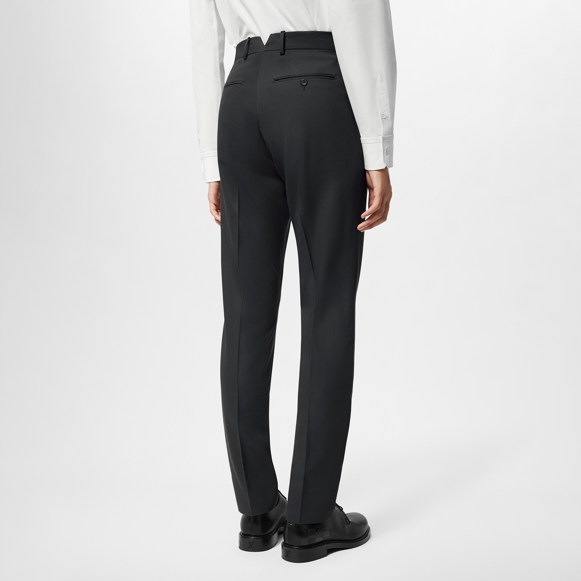 Pantaloni a sigaretta in lana  Uomo Abbigliamento Pantaloni | LOUIS VUITTON (Zoom prodotto)