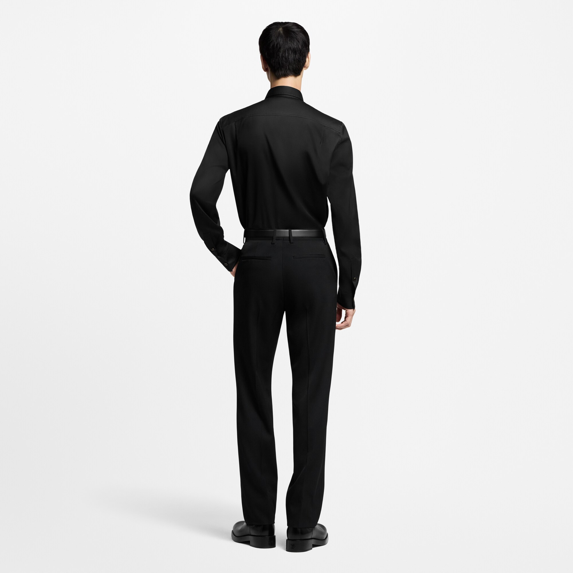 Pantaloni a sigaretta sartoriali in lana  Uomo Abbigliamento Pantaloni | LOUIS VUITTON (Zoom prodotto)