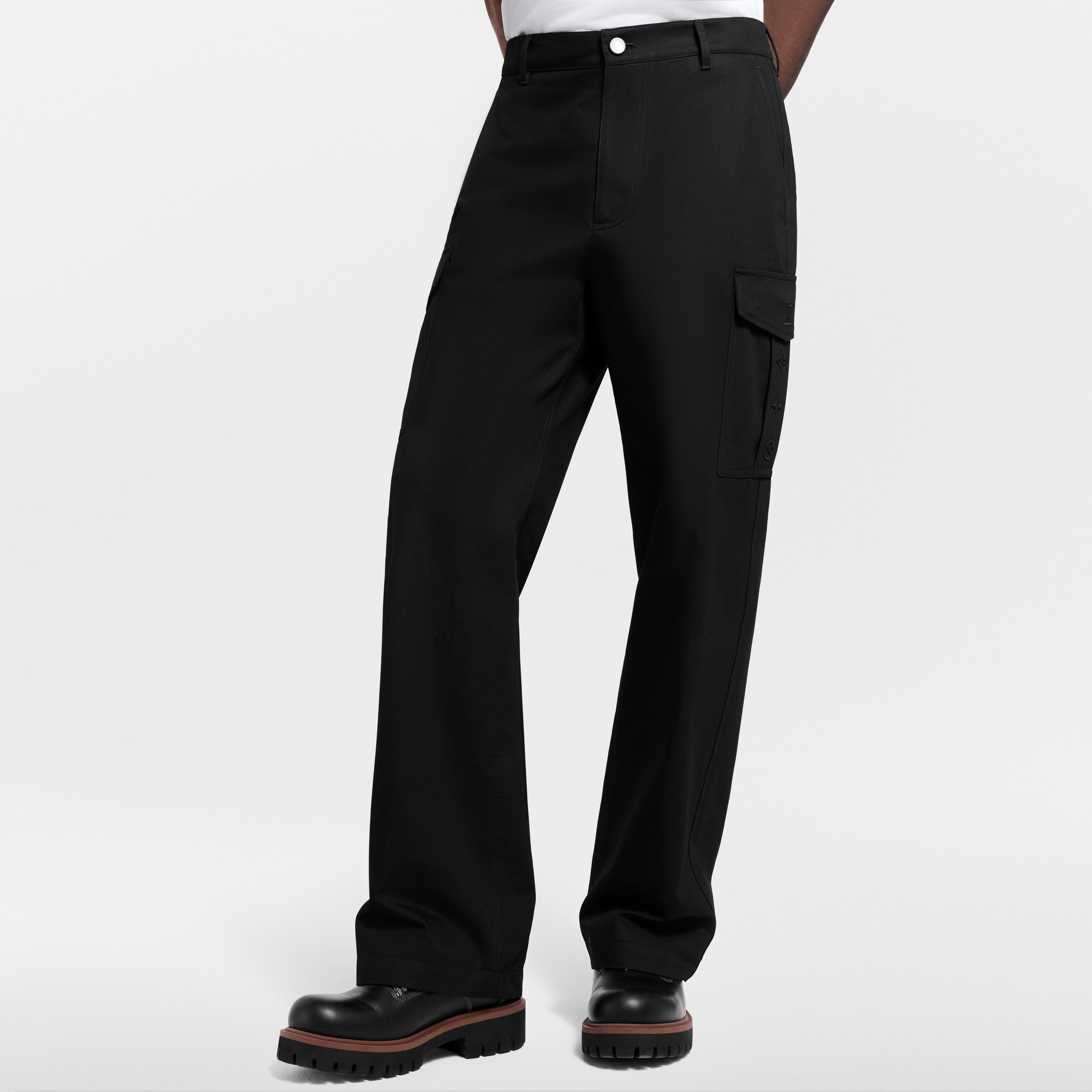 Pantaloni cargo con firma  Uomo Abbigliamento Pantaloni | LOUIS VUITTON (Zoom prodotto)