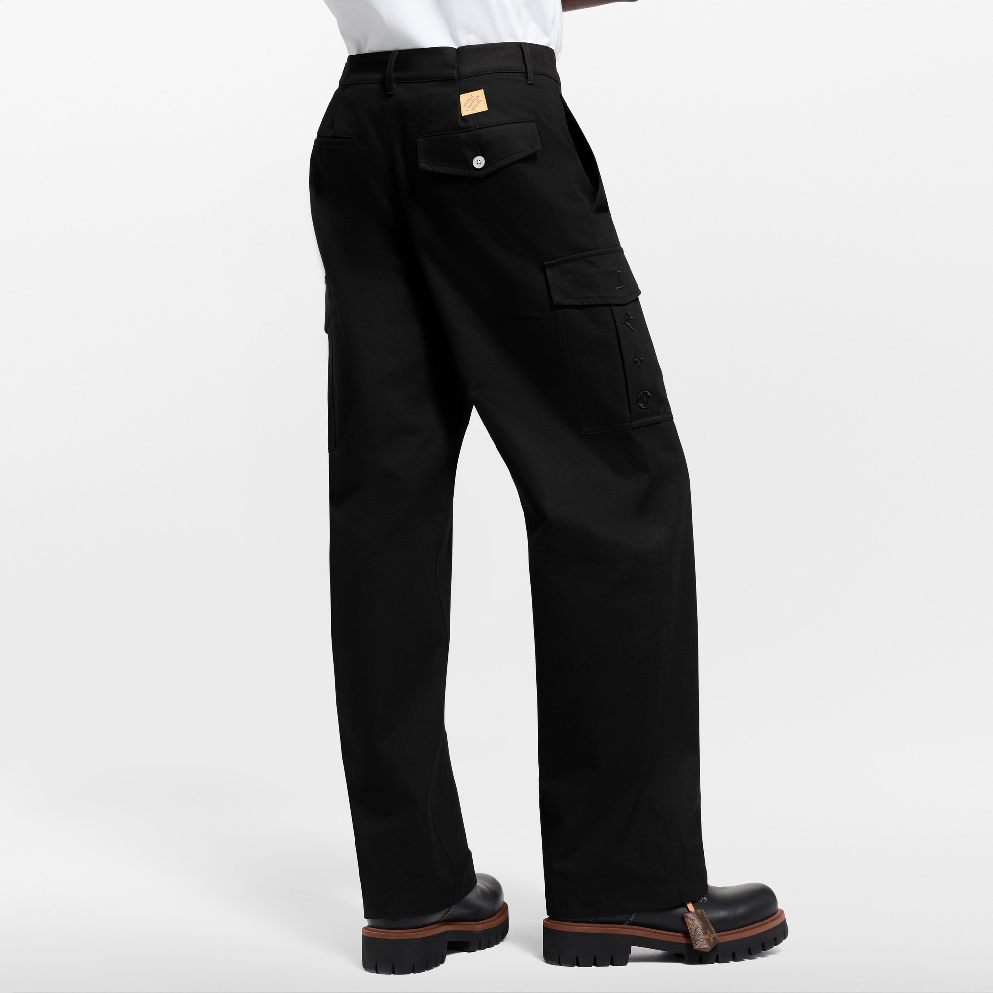 Pantaloni cargo con firma  Uomo Abbigliamento Pantaloni | LOUIS VUITTON (Zoom prodotto)