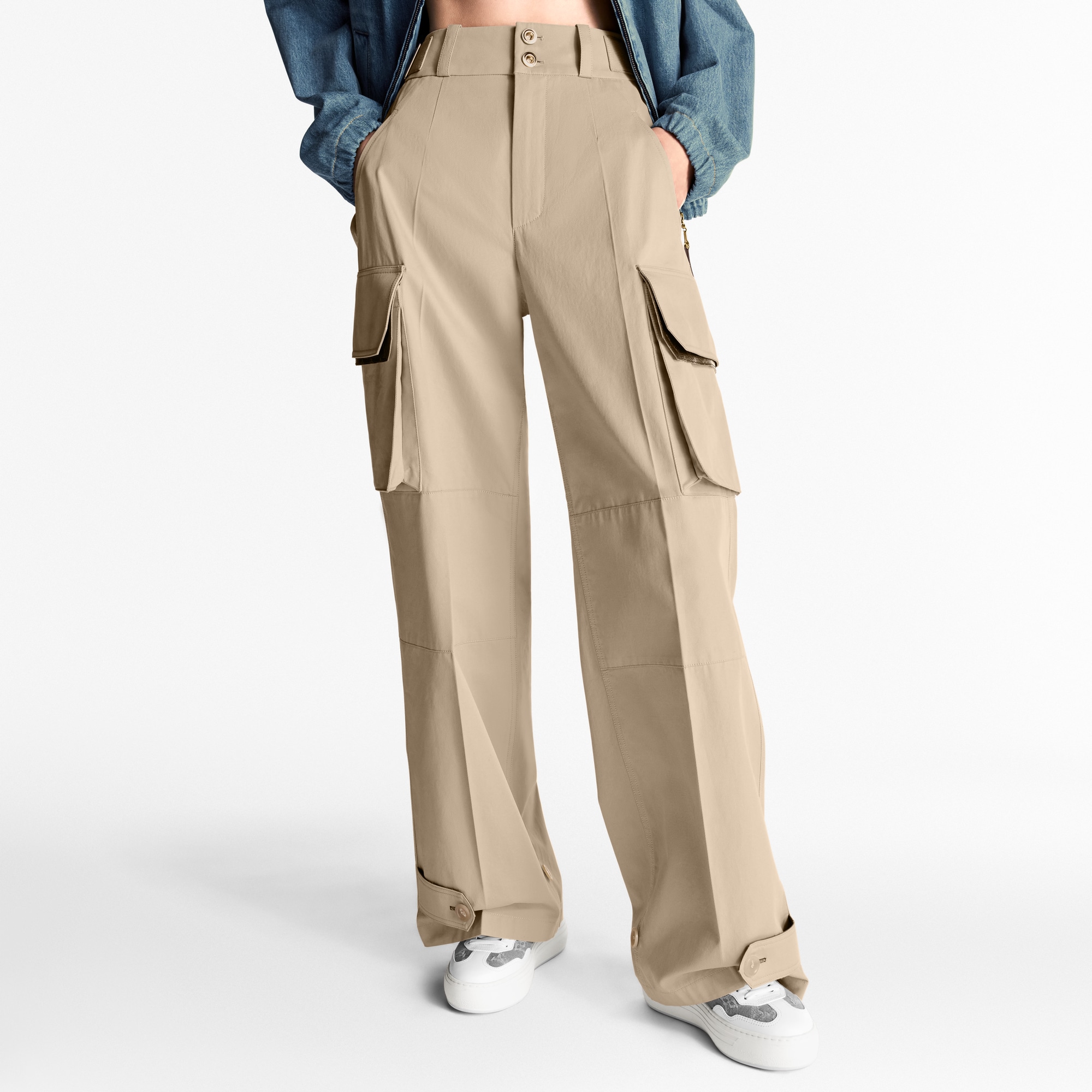 Pantaloni cargo con gamba ampia  Donna Abbigliamento Pantaloni | LOUIS VUITTON (Zoom prodotto)