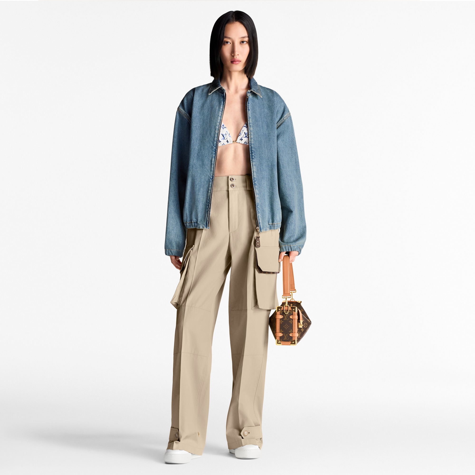 Pantaloni cargo con gamba ampia  Donna Abbigliamento Pantaloni | LOUIS VUITTON (Zoom prodotto)