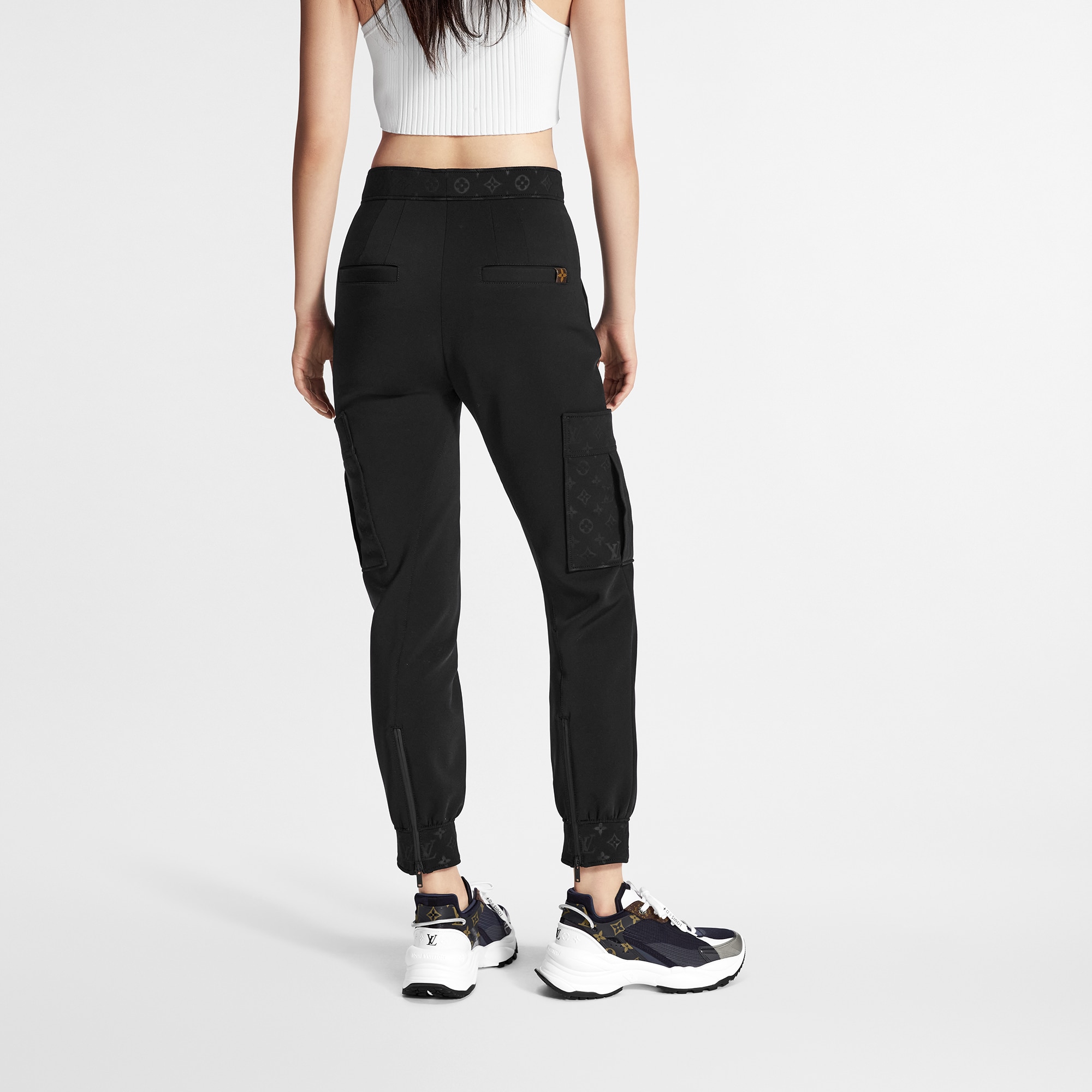Pantaloni cargo con motivo Monogram  Donna Abbigliamento Pantaloni | LOUIS VUITTON (Zoom prodotto)