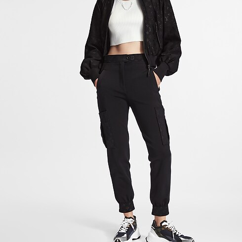 Pantaloni cargo con motivo Monogram Donna Abbigliamento Pantaloni | LOUIS VUITTON (Zoom prodotto)
