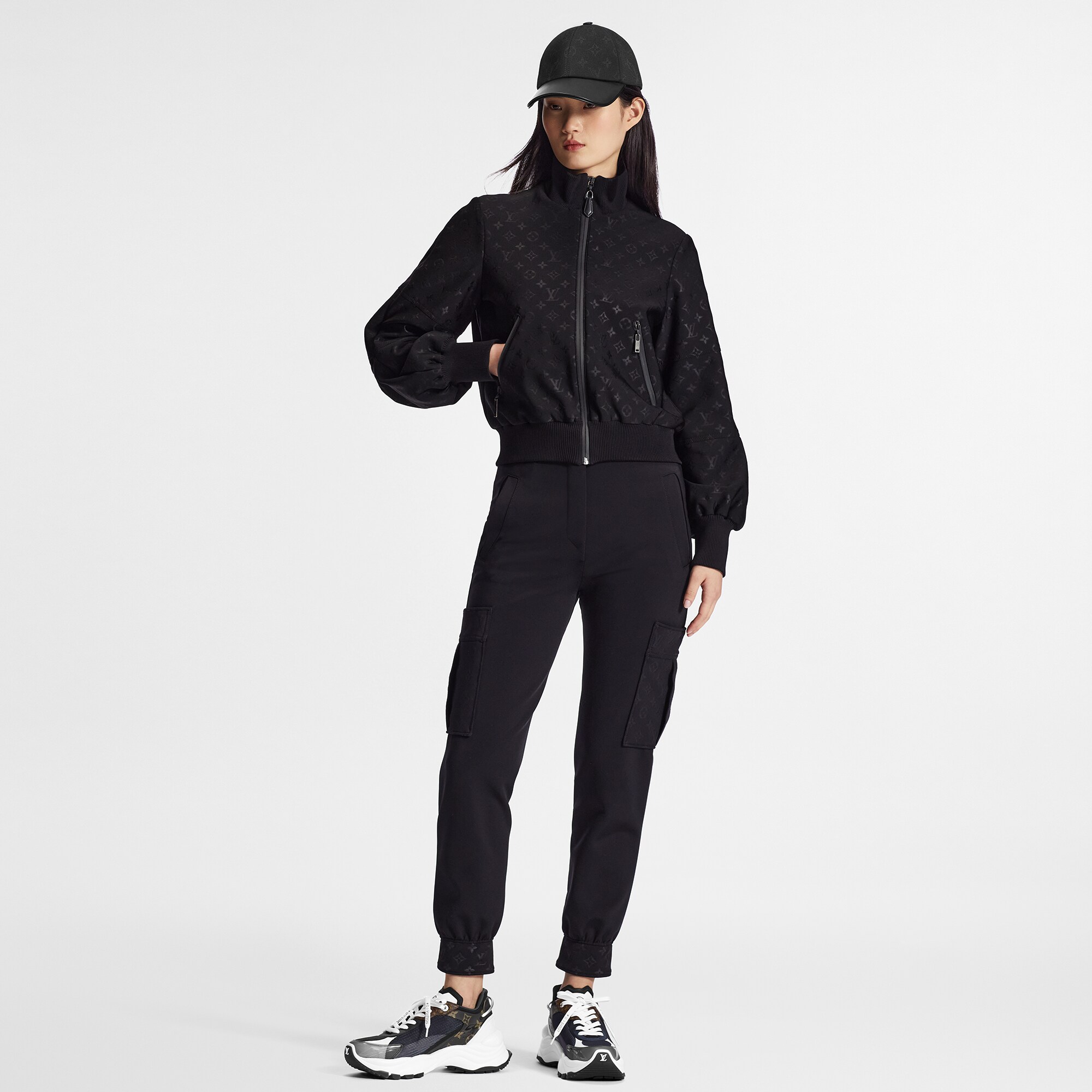 Pantaloni cargo con motivo Monogram  Donna Abbigliamento Pantaloni | LOUIS VUITTON (Zoom prodotto)