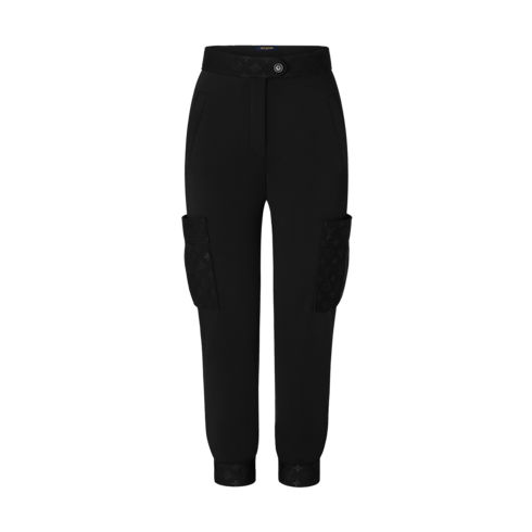 Pantaloni cargo con motivo Monogram Donna Abbigliamento Pantaloni | LOUIS VUITTON (Zoom prodotto)