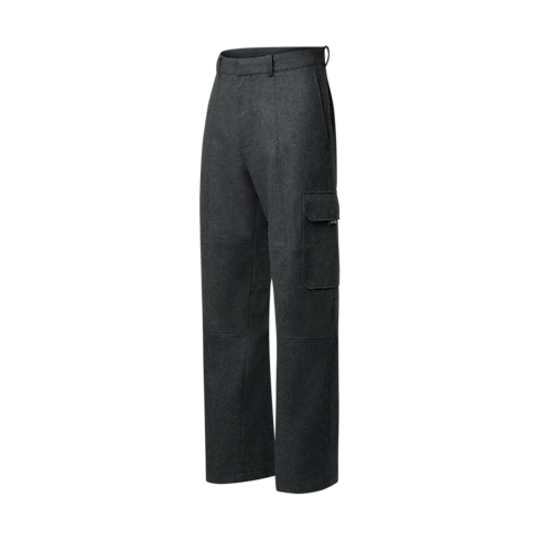 Pantaloni cargo double face in misto lana, cachemire e seta Uomo Abbigliamento Pantaloni | LOUIS VUITTON (Zoom prodotto)