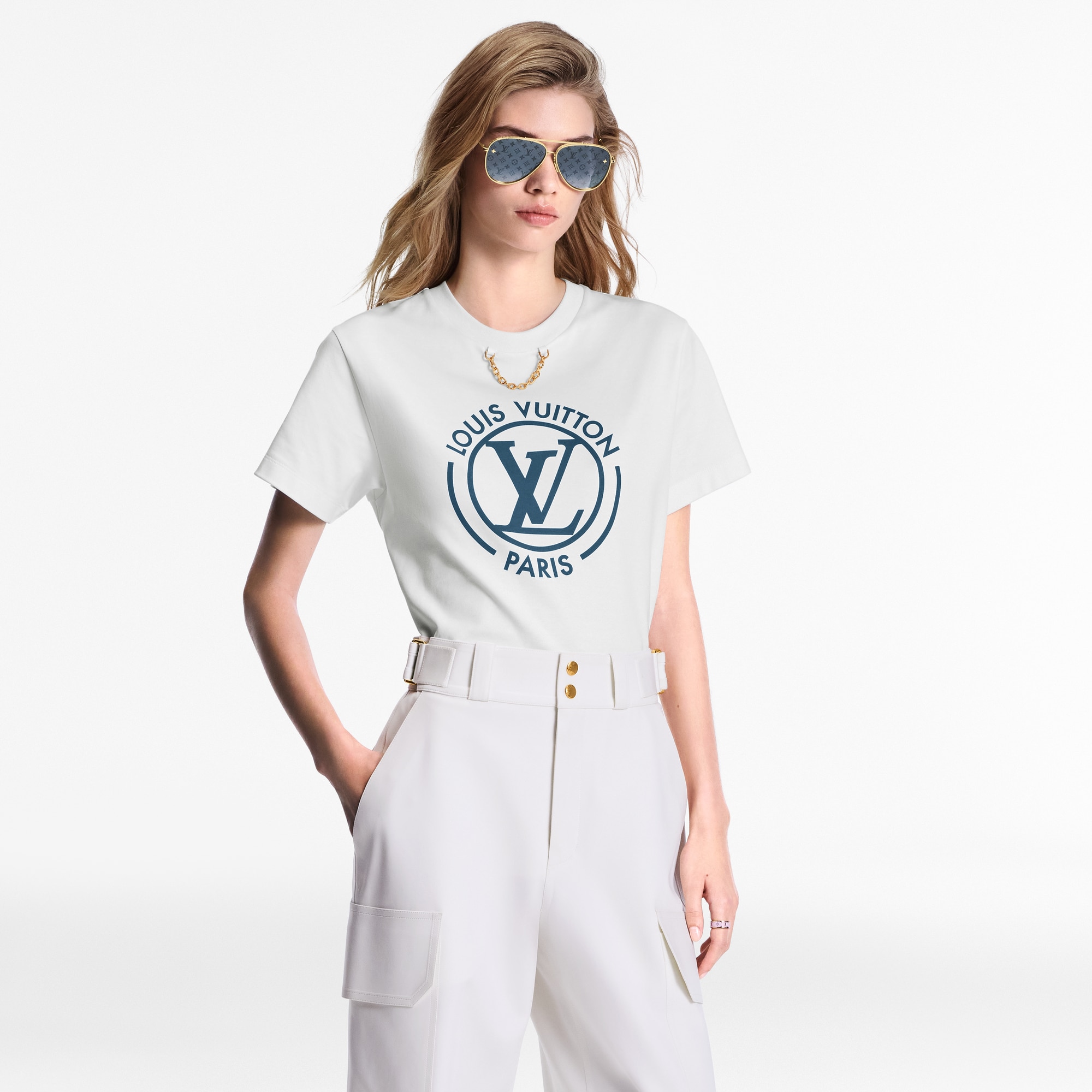 Pantaloni cargo in jersey tecnico  Donna Abbigliamento Pantaloni | LOUIS VUITTON (Zoom prodotto)