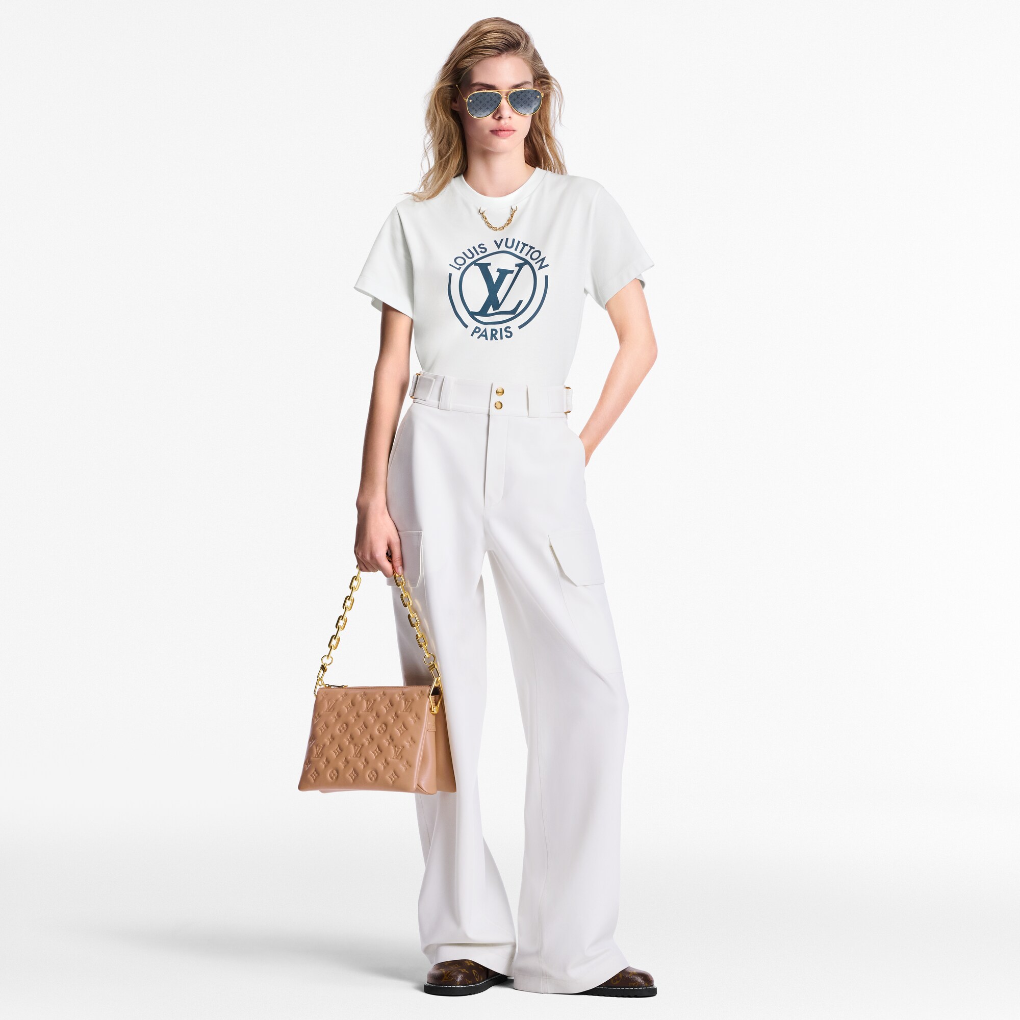 Pantaloni cargo in jersey tecnico  Donna Abbigliamento Pantaloni | LOUIS VUITTON (Zoom prodotto)