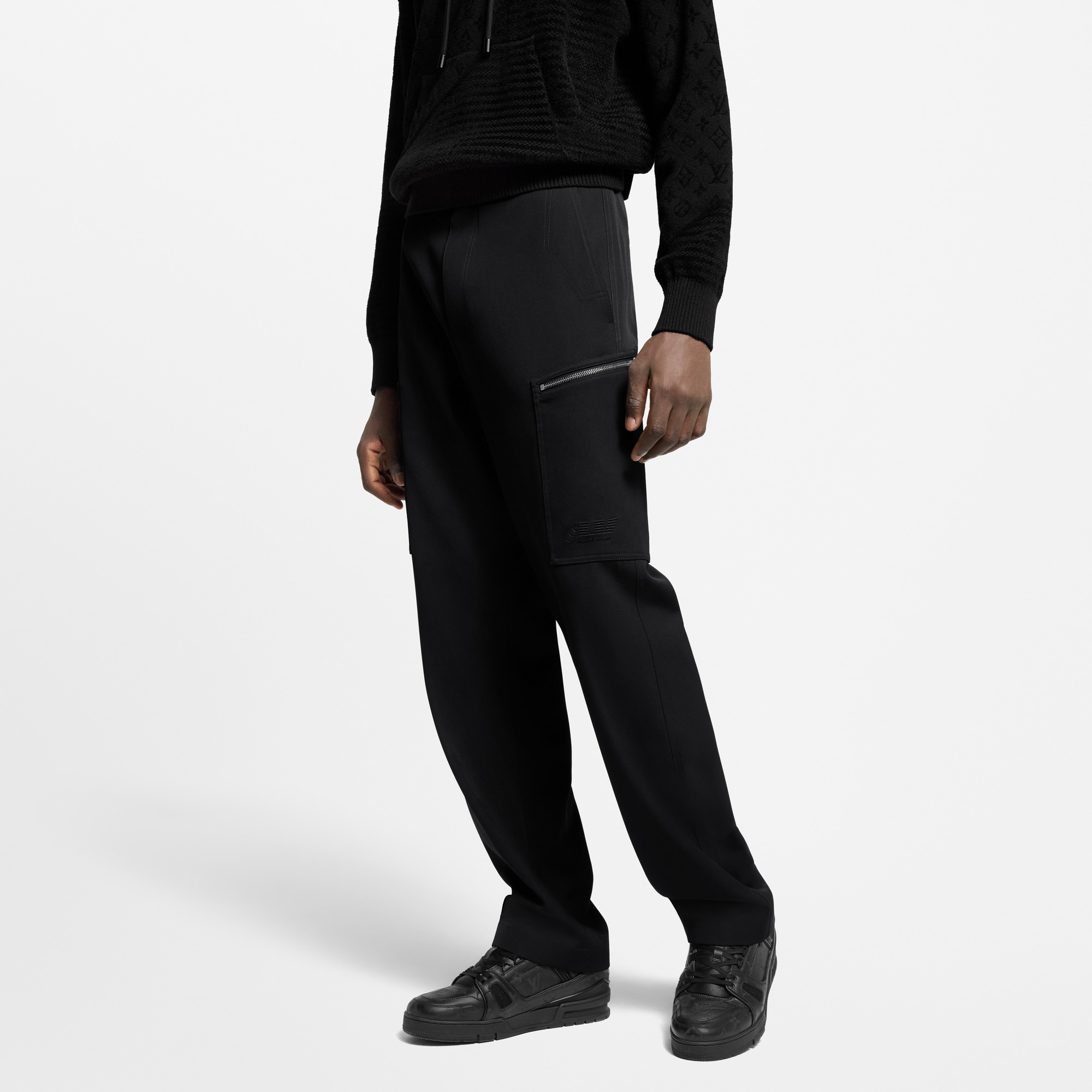 Pantaloni cargo sartoriali in lana  Uomo Abbigliamento Pantaloni | LOUIS VUITTON (Zoom prodotto)