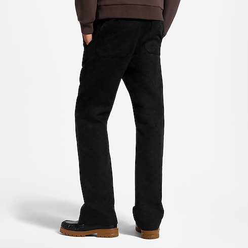 Pantaloni casual con motivo Monogram Surplus cropped worn view