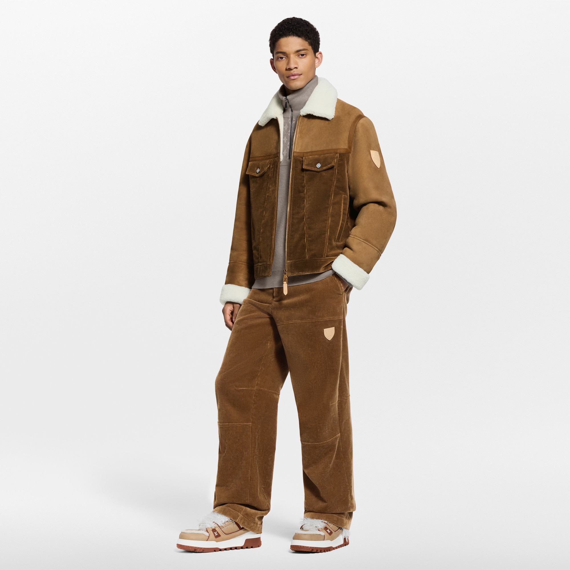 Pantaloni casual in velluto a coste  Uomo Abbigliamento Pantaloni | LOUIS VUITTON (Zoom prodotto)