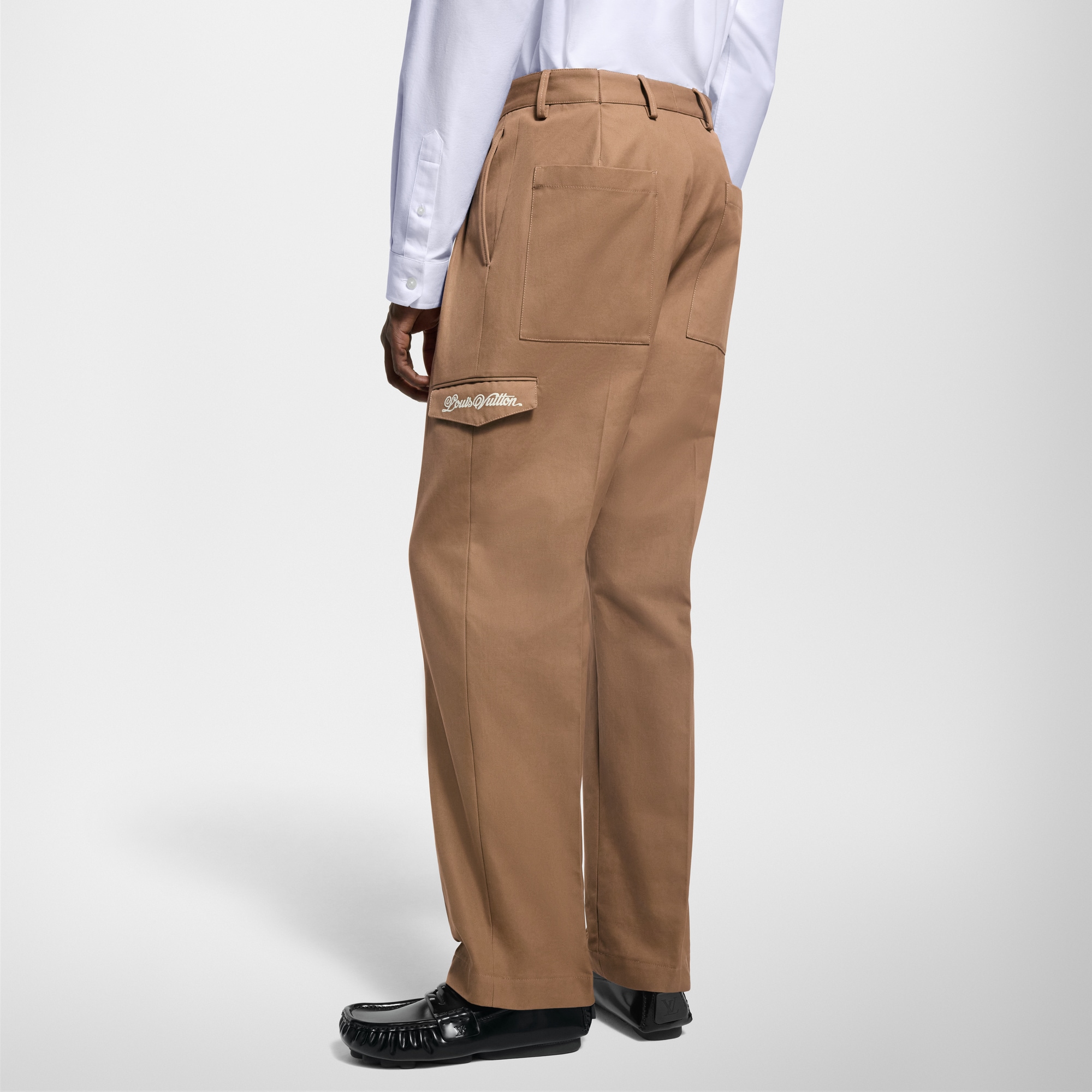 Pantaloni chino con firma  Uomo Abbigliamento Pantaloni | LOUIS VUITTON (Zoom prodotto)