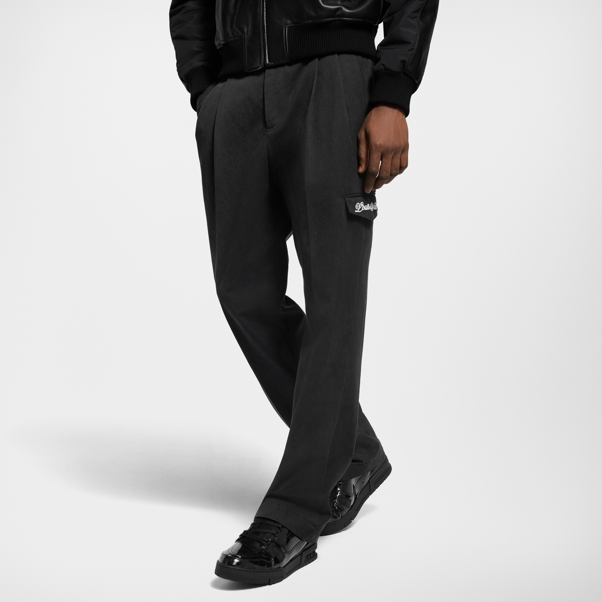 Pantaloni chino con firma  Uomo Abbigliamento Pantaloni | LOUIS VUITTON (Zoom prodotto)