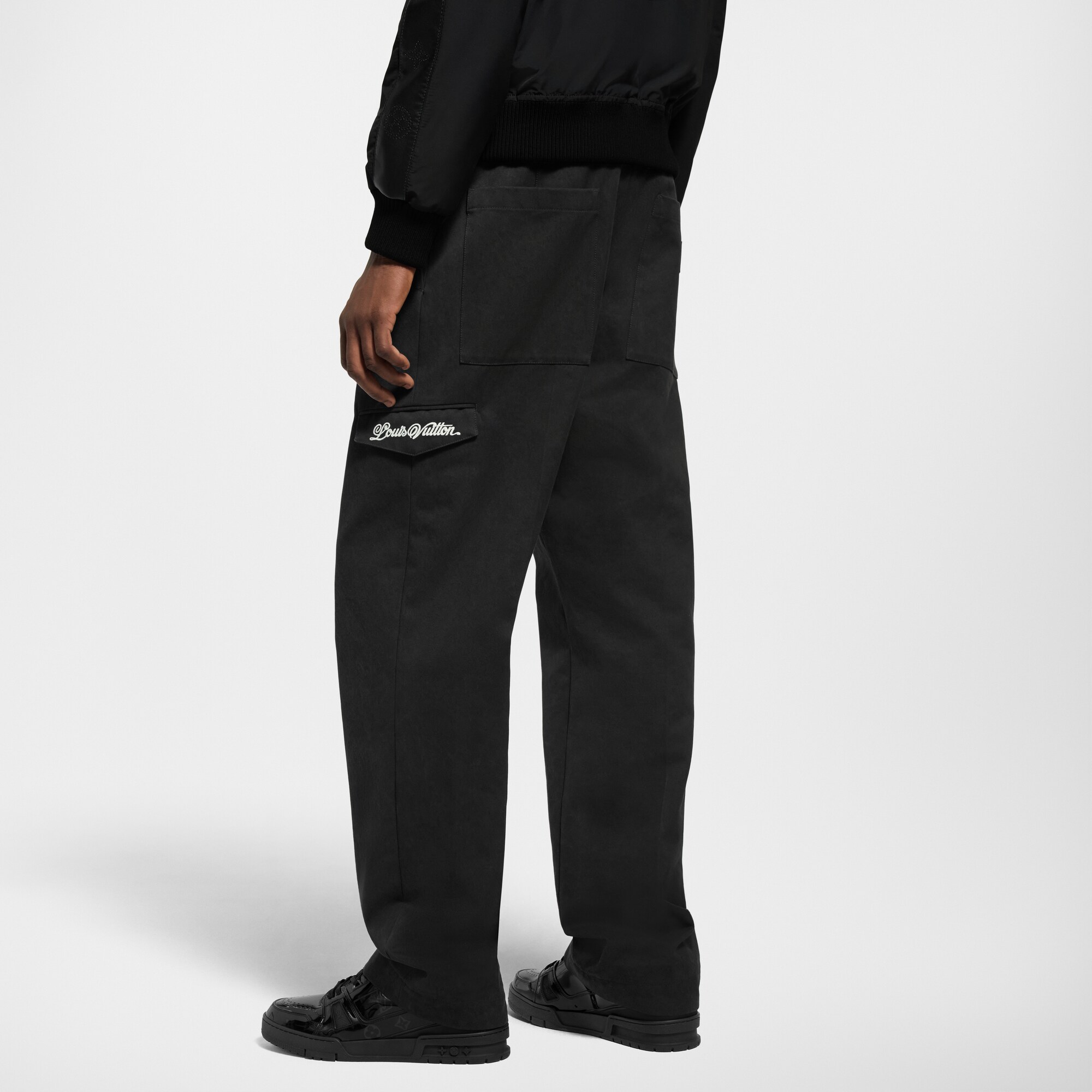 Pantaloni chino con firma  Uomo Abbigliamento Pantaloni | LOUIS VUITTON (Zoom prodotto)