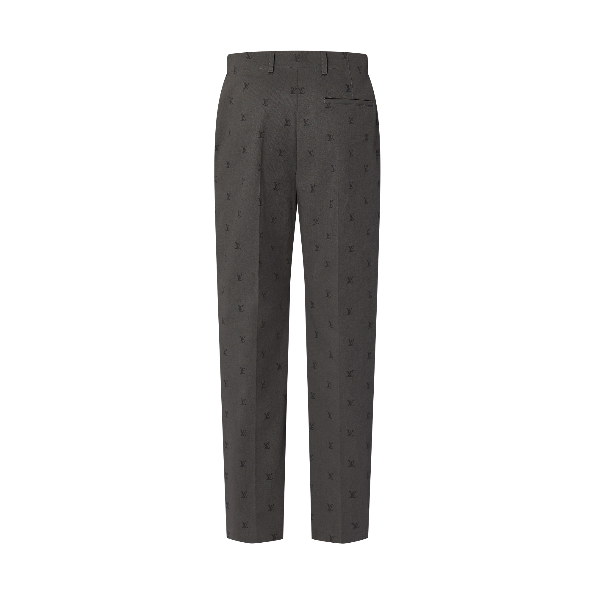 Pantaloni classici in cotone con firme LV Blason in trama jacquard  Uomo Abbigliamento Pantaloni | LOUIS VUITTON (Zoom prodotto)