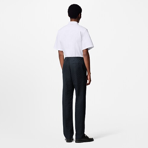 Pantaloni classici in misto seta e cotone Uomo Abbigliamento Pantaloni | LOUIS VUITTON (Zoom prodotto)