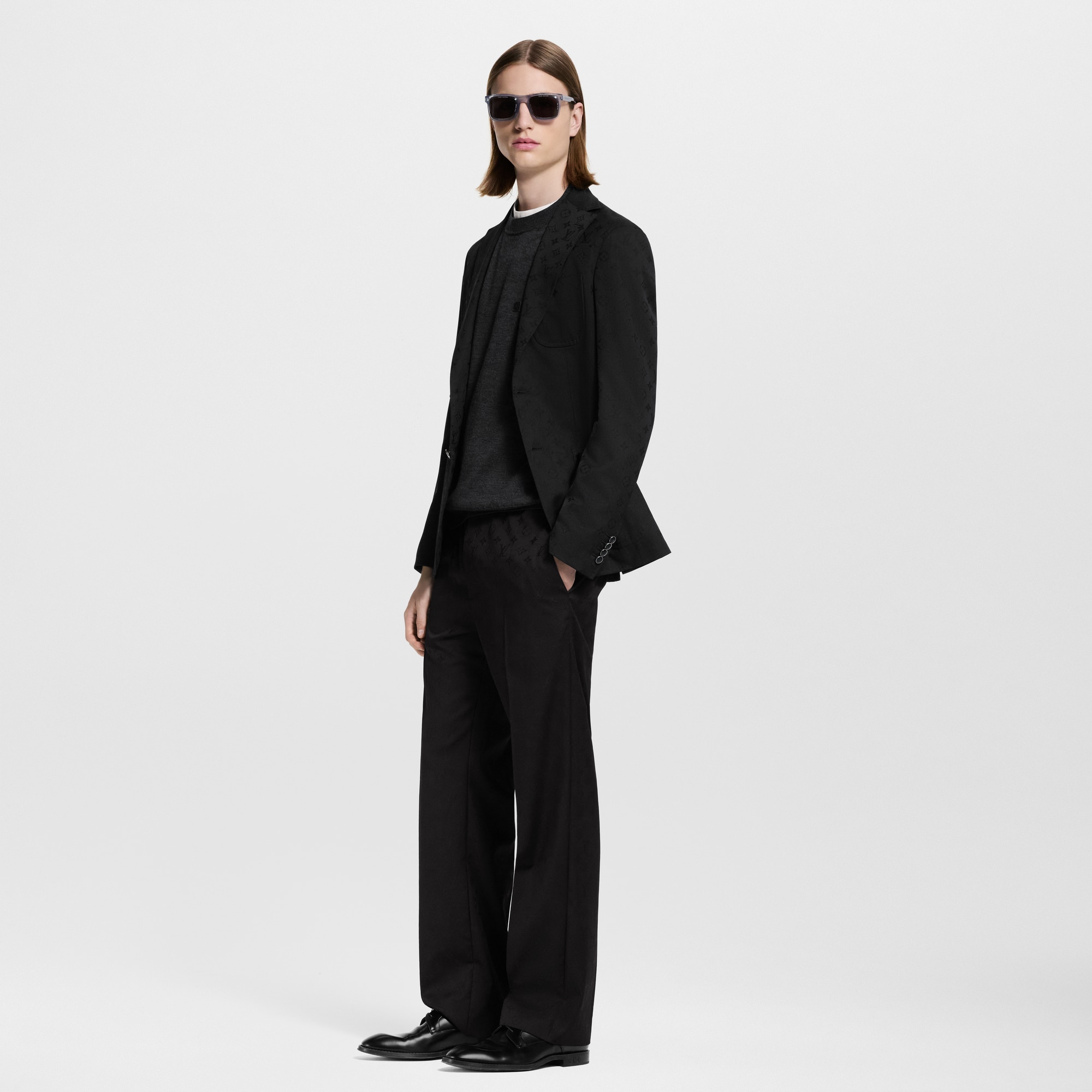 Pantaloni con coulisse e motivo Monogram  Uomo Abbigliamento Pantaloni | LOUIS VUITTON (Zoom prodotto)