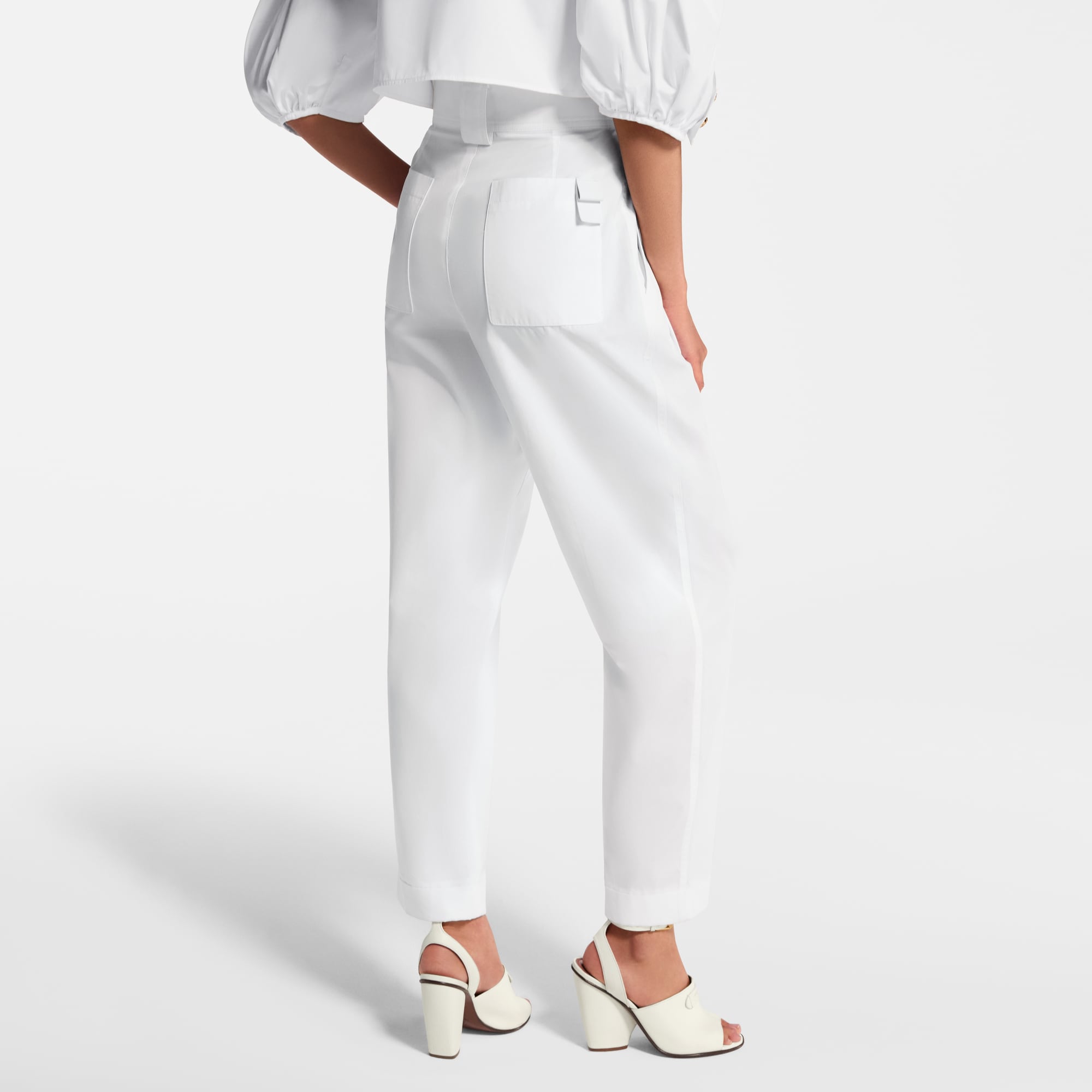 Pantaloni con gamba ampia e pince  Donna Abbigliamento Pantaloni | LOUIS VUITTON (Zoom prodotto)
