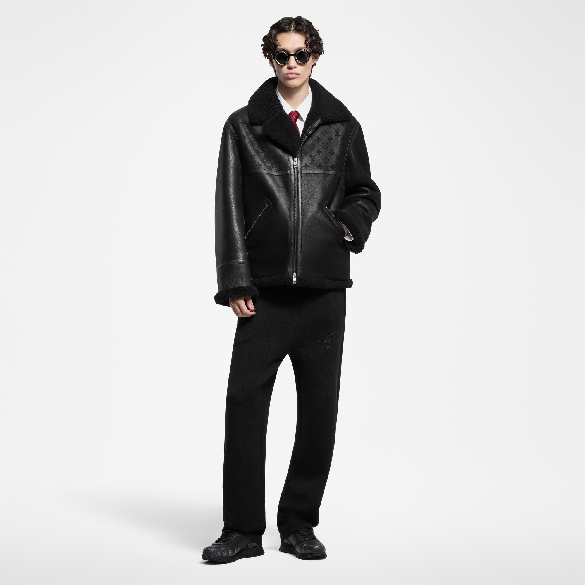 Pantaloni da jogging in maglia di misto lana testurizzata  Uomo Abbigliamento Tutti i Capi di Abbigliamento | LOUIS VUITTON (Zoom prodotto)