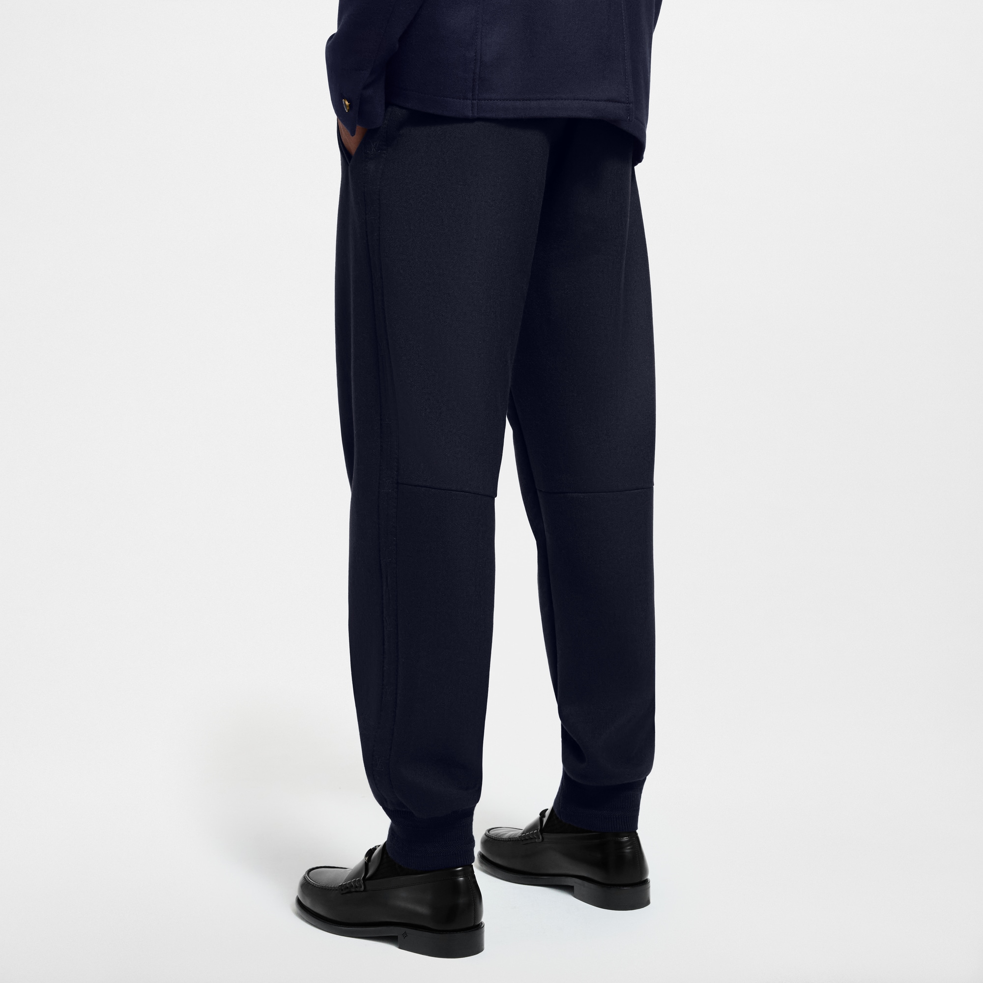 Pantaloni da jogging in misto lana e seta  Uomo Abbigliamento Pantaloni | LOUIS VUITTON (Zoom prodotto)